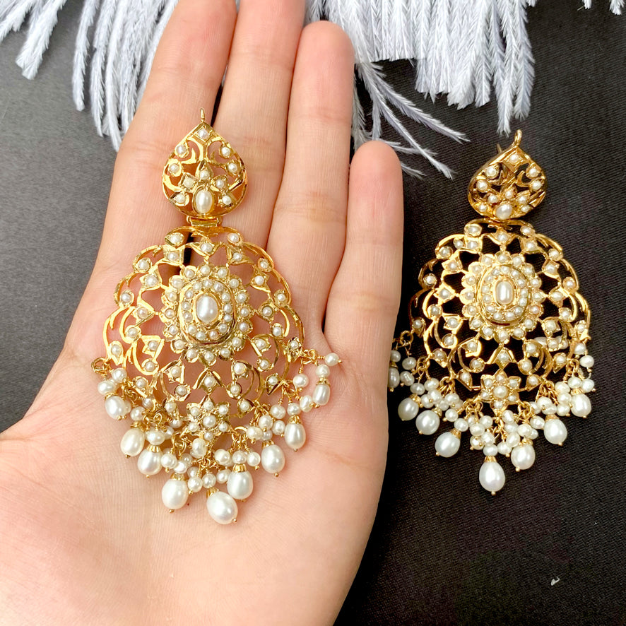 large asian pearl earrings