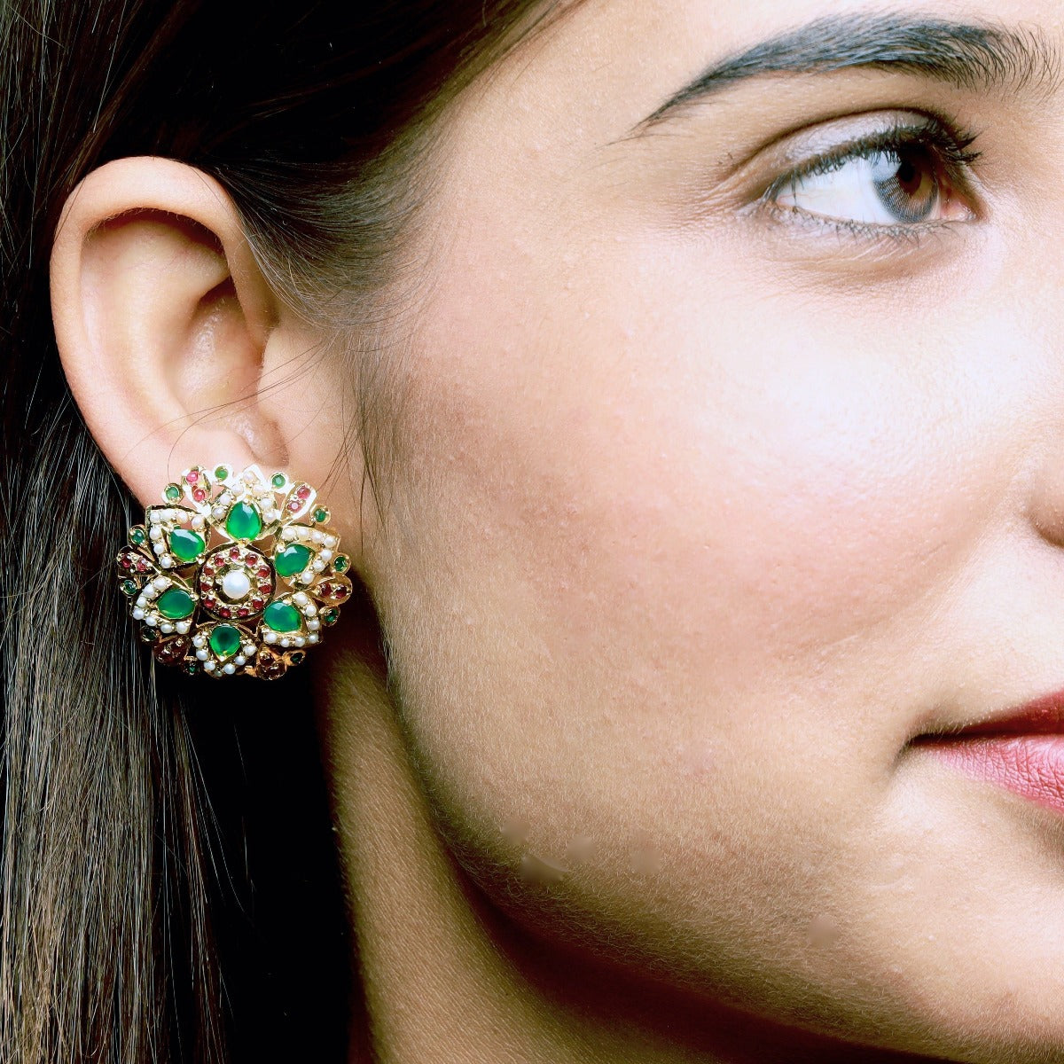 fashion indian stud earrings