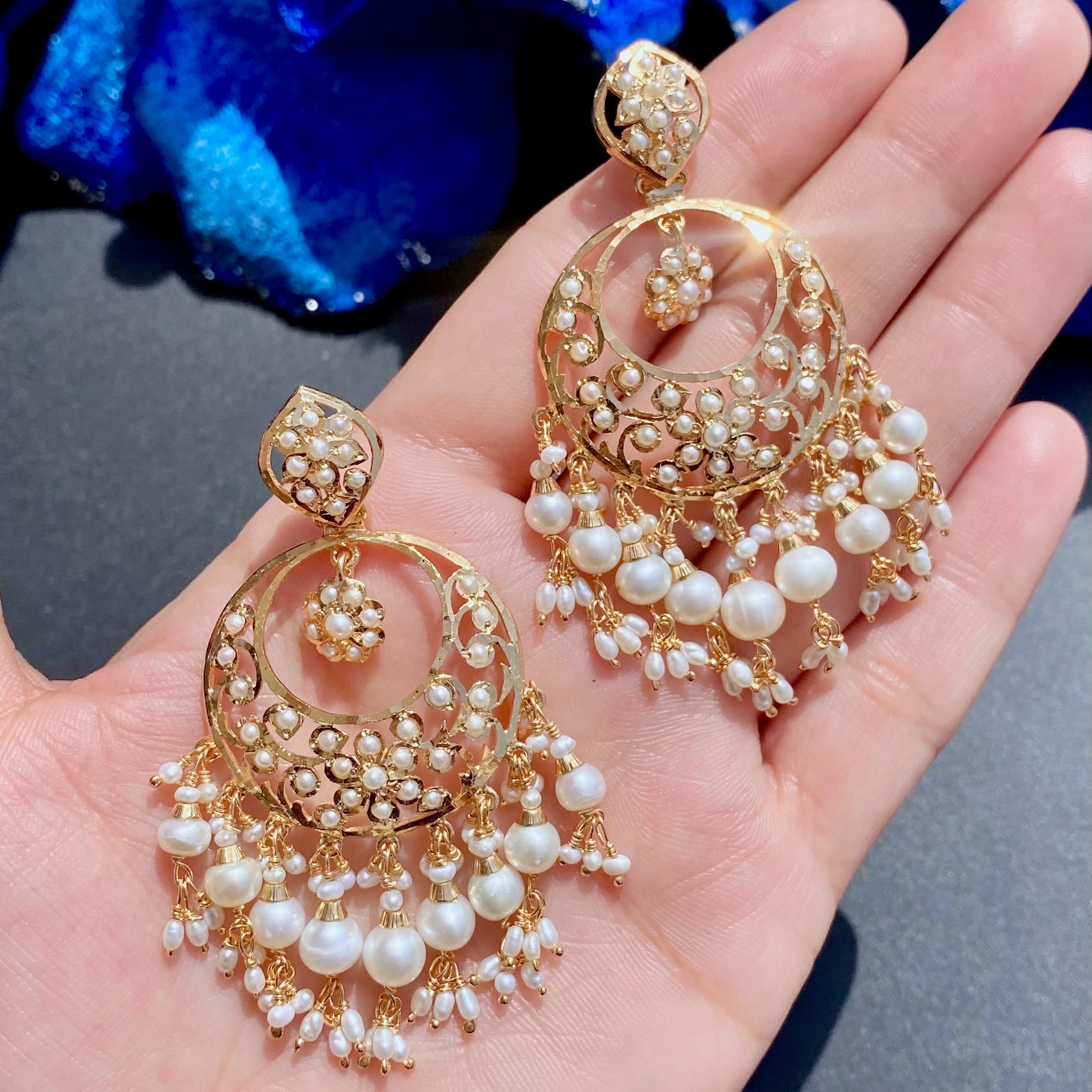 exquisite chandbali earring