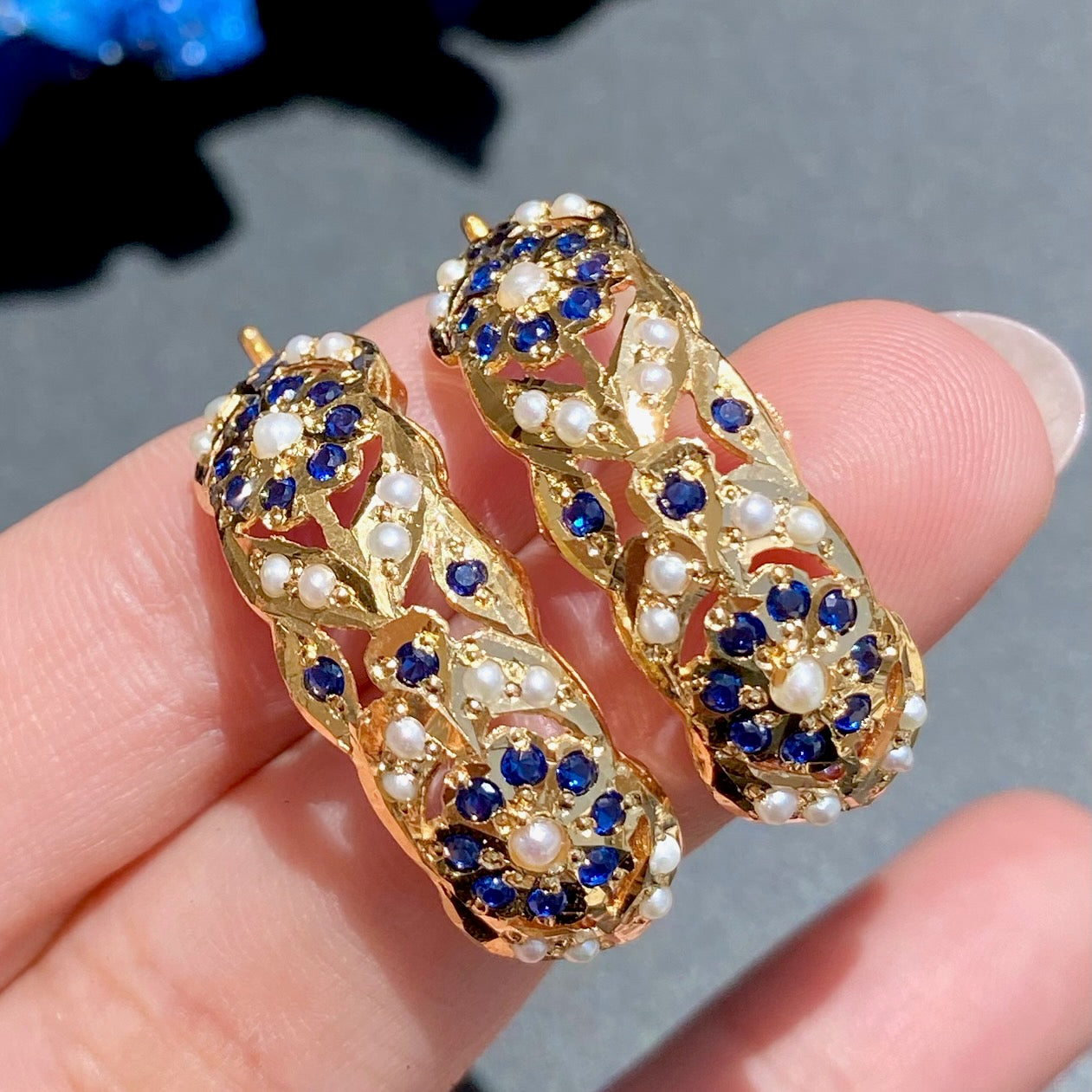 dainty indian hoop earrings