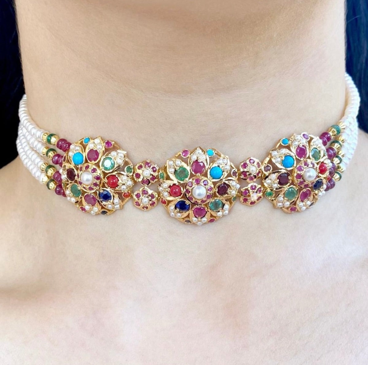 amritsari gold choker in usa