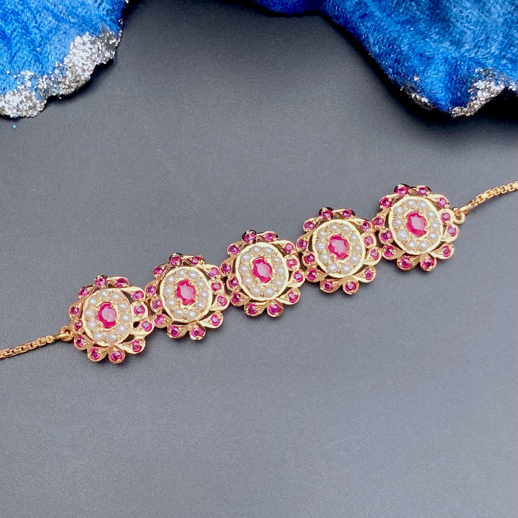 ruby bracelet jadau