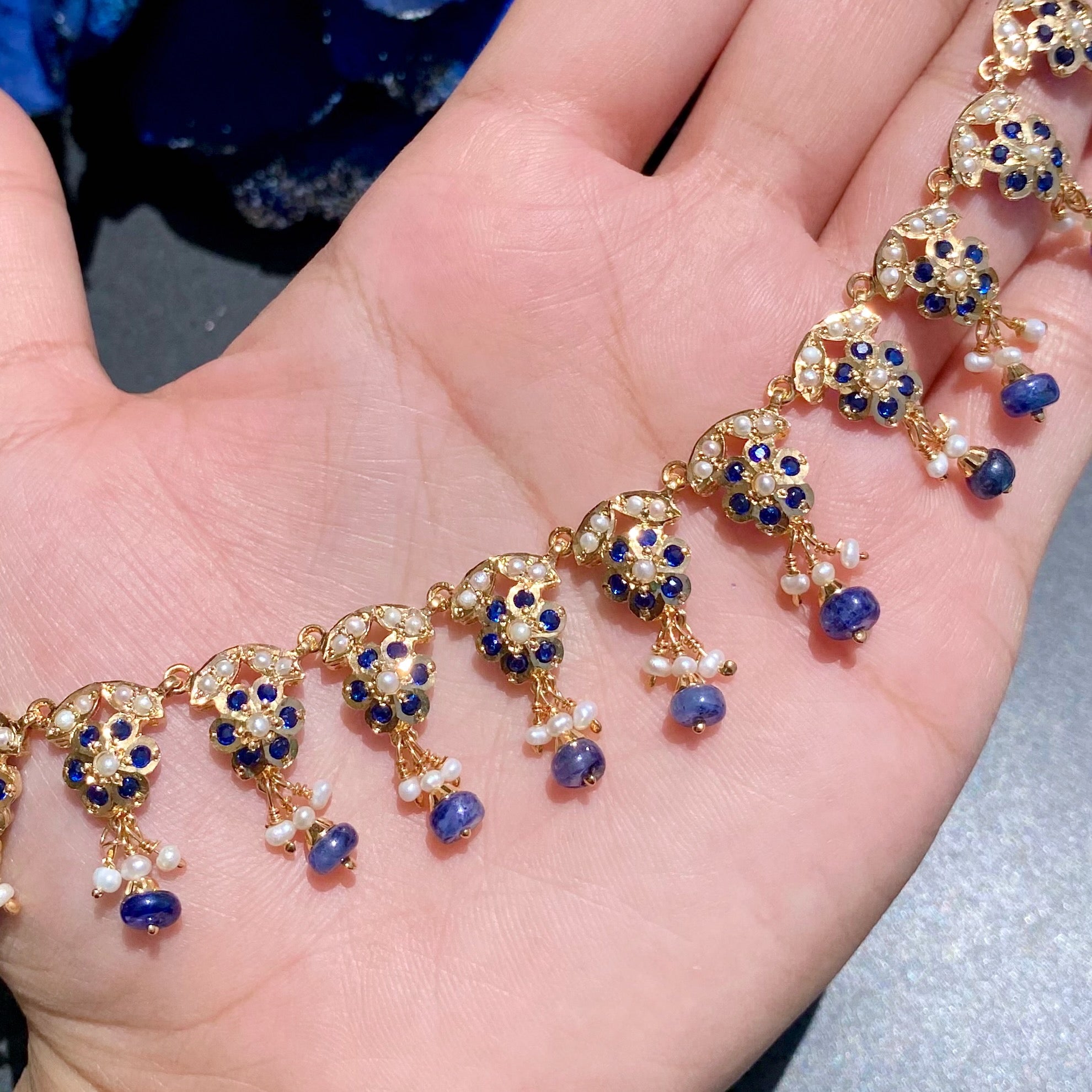 premium indian fashion jewelry on silver