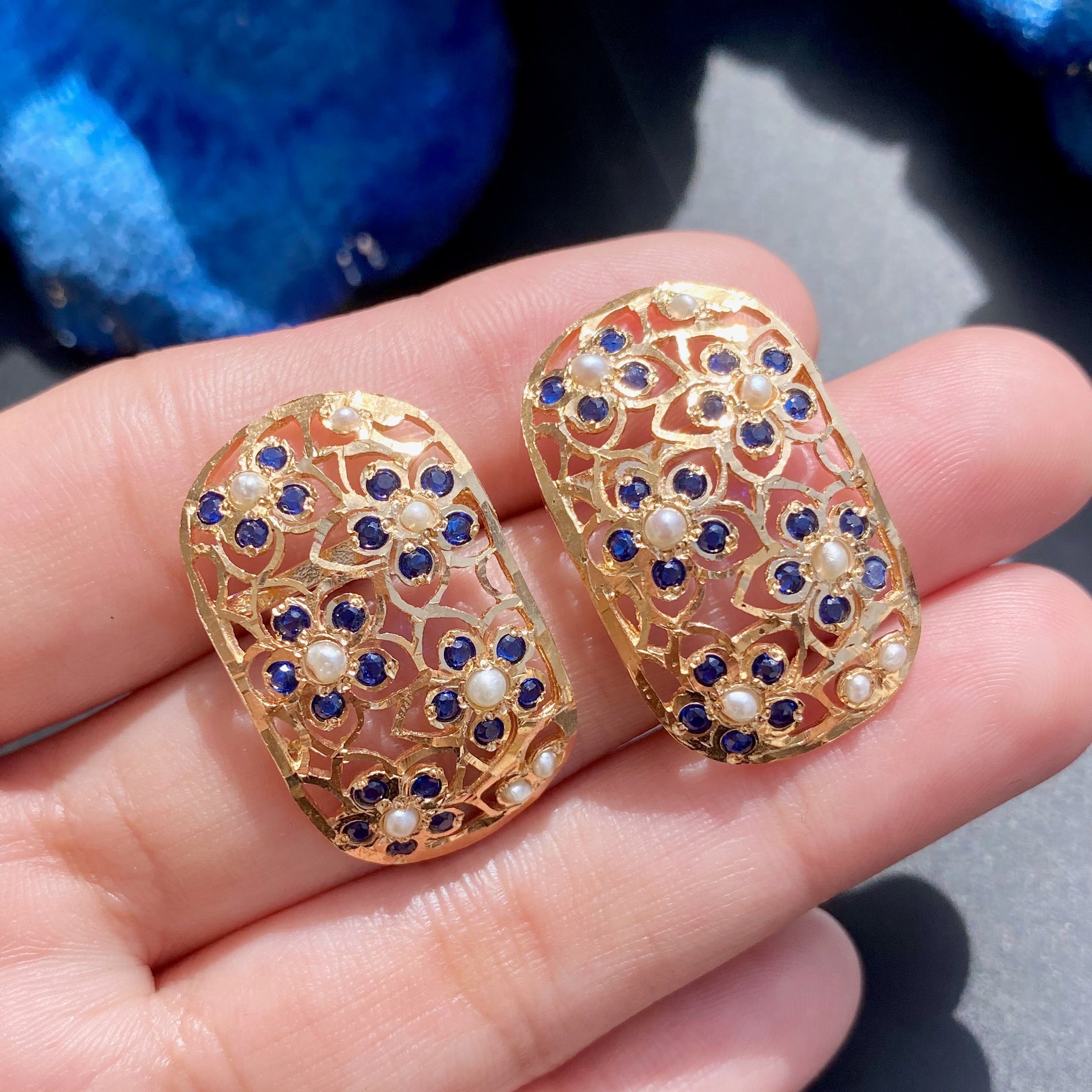 contemporary indian studs