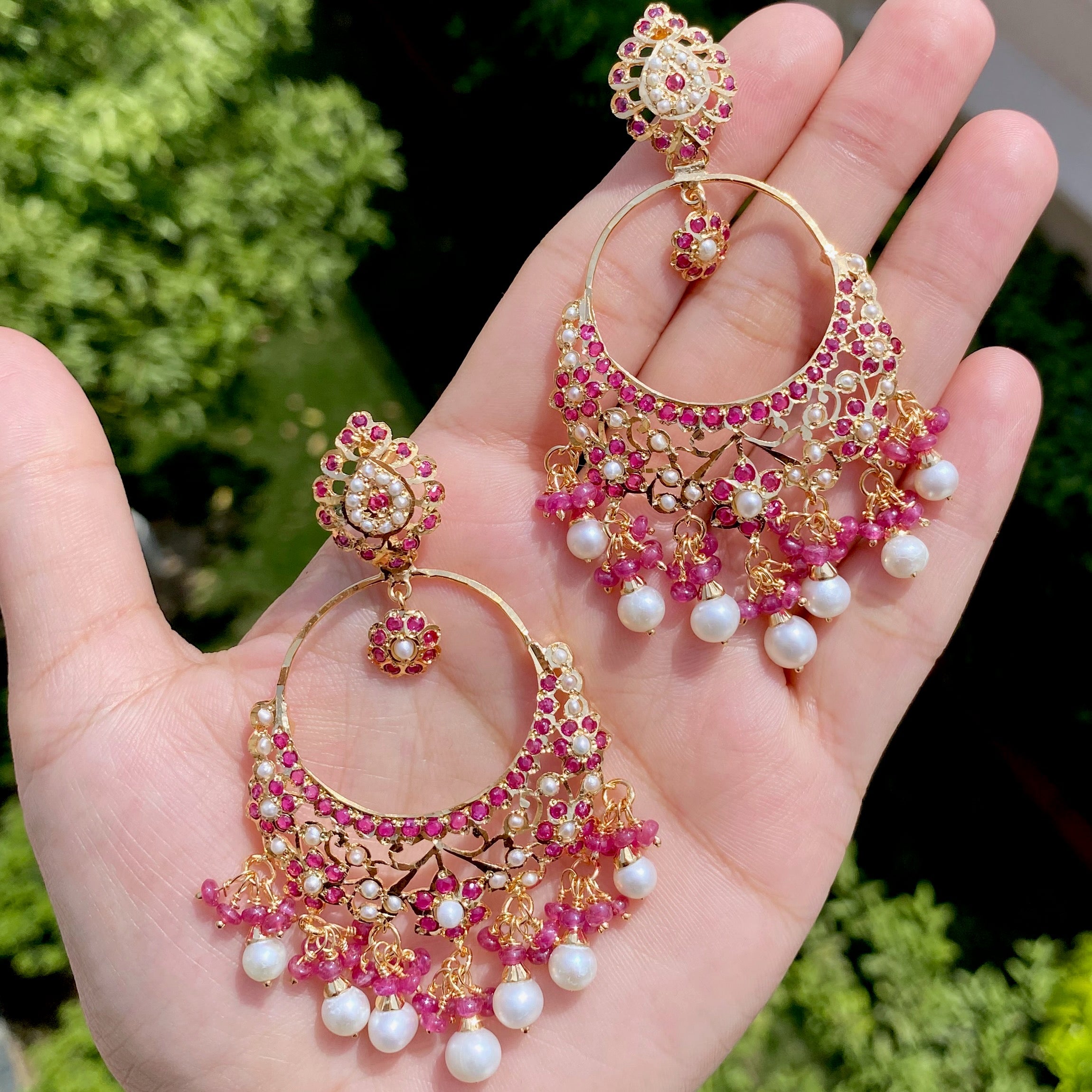 intricate chandbali earrings