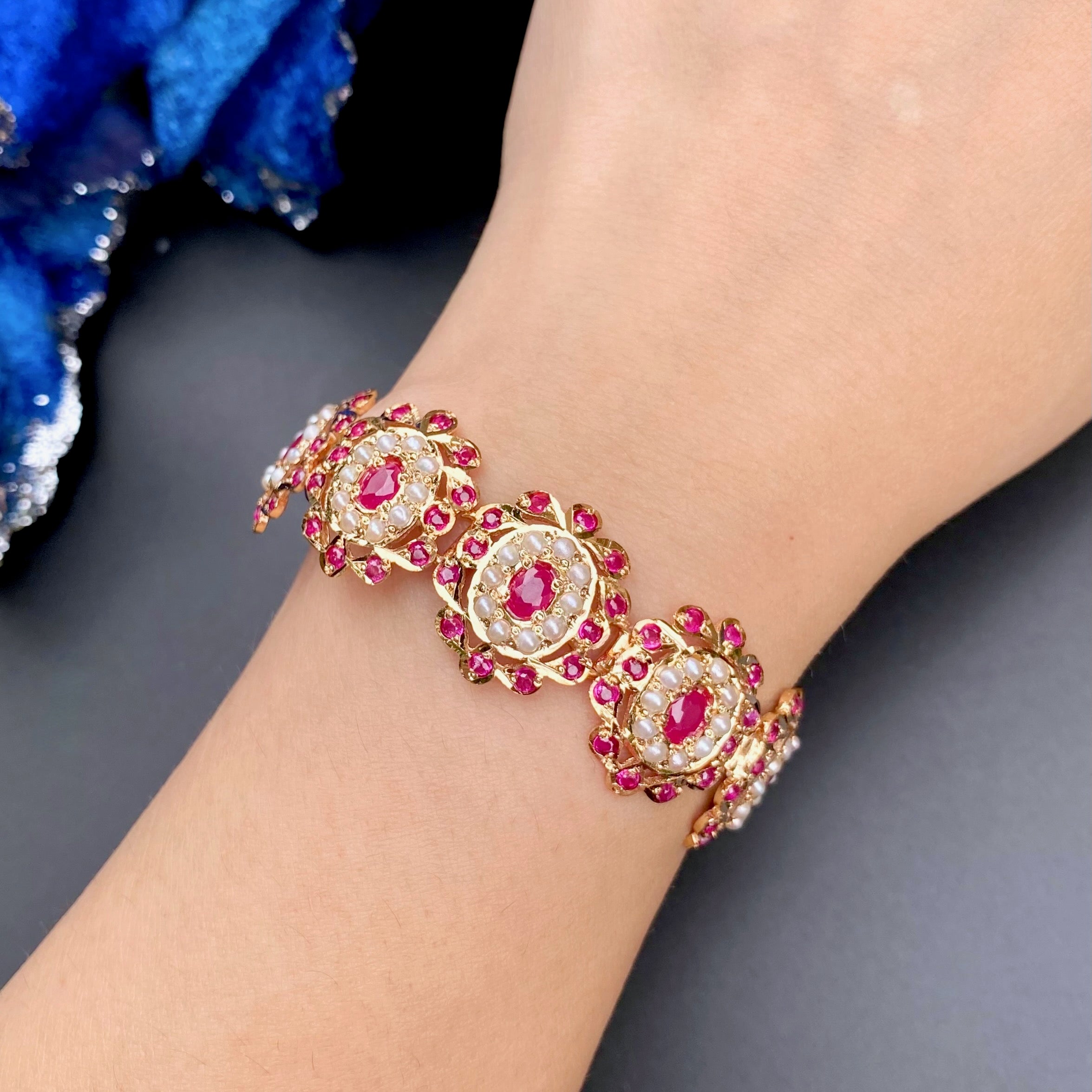 ruby bracelet jadau