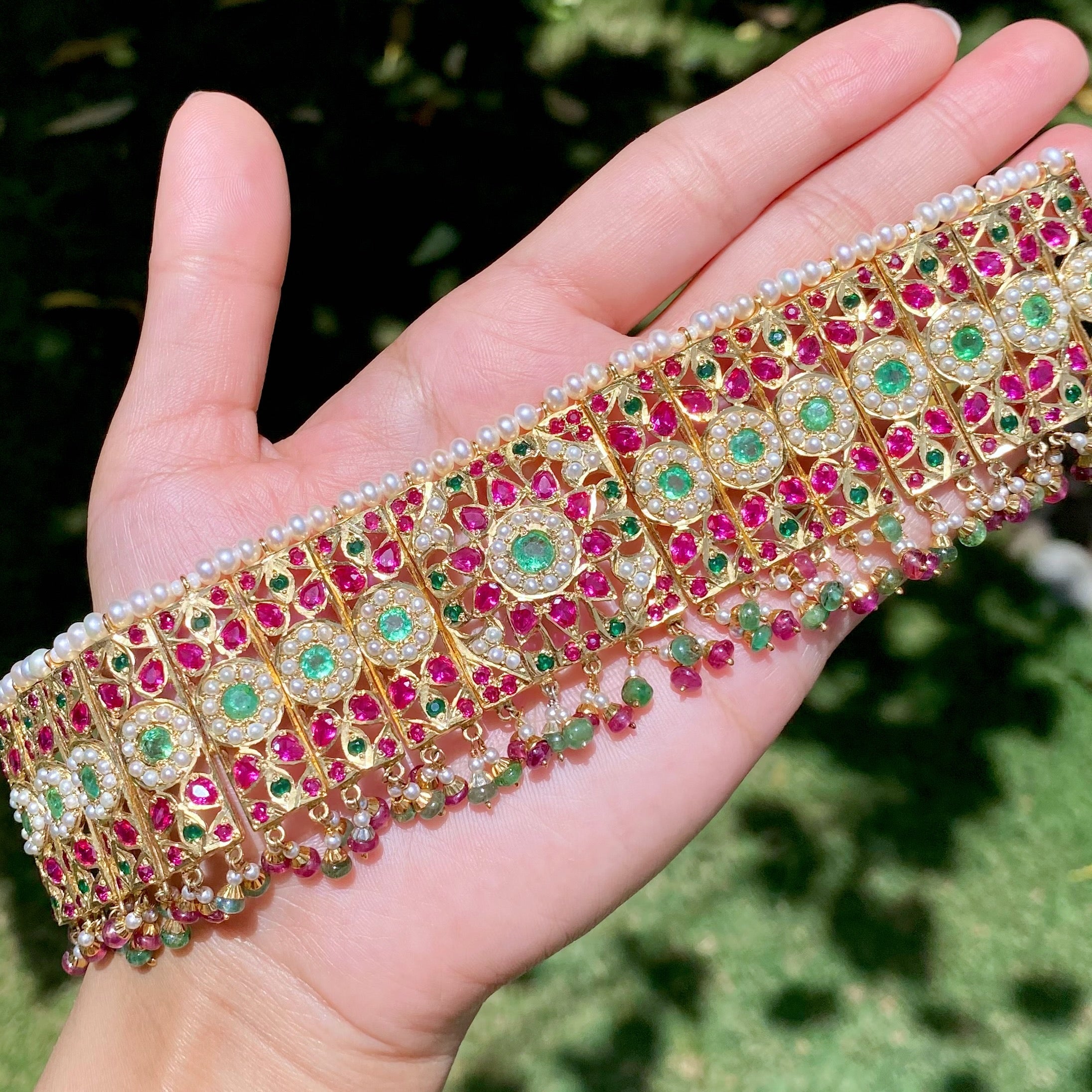 bridal wear pakistani choker set