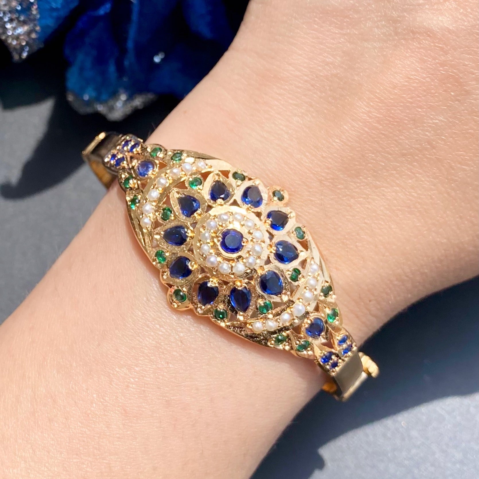 modern indian bracelet