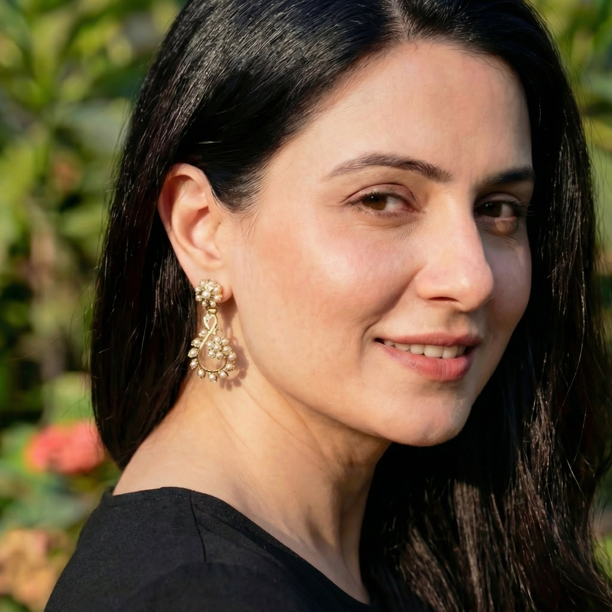 Dainty Earrings | Freshwater Pearls | Sterling Silver ER 345