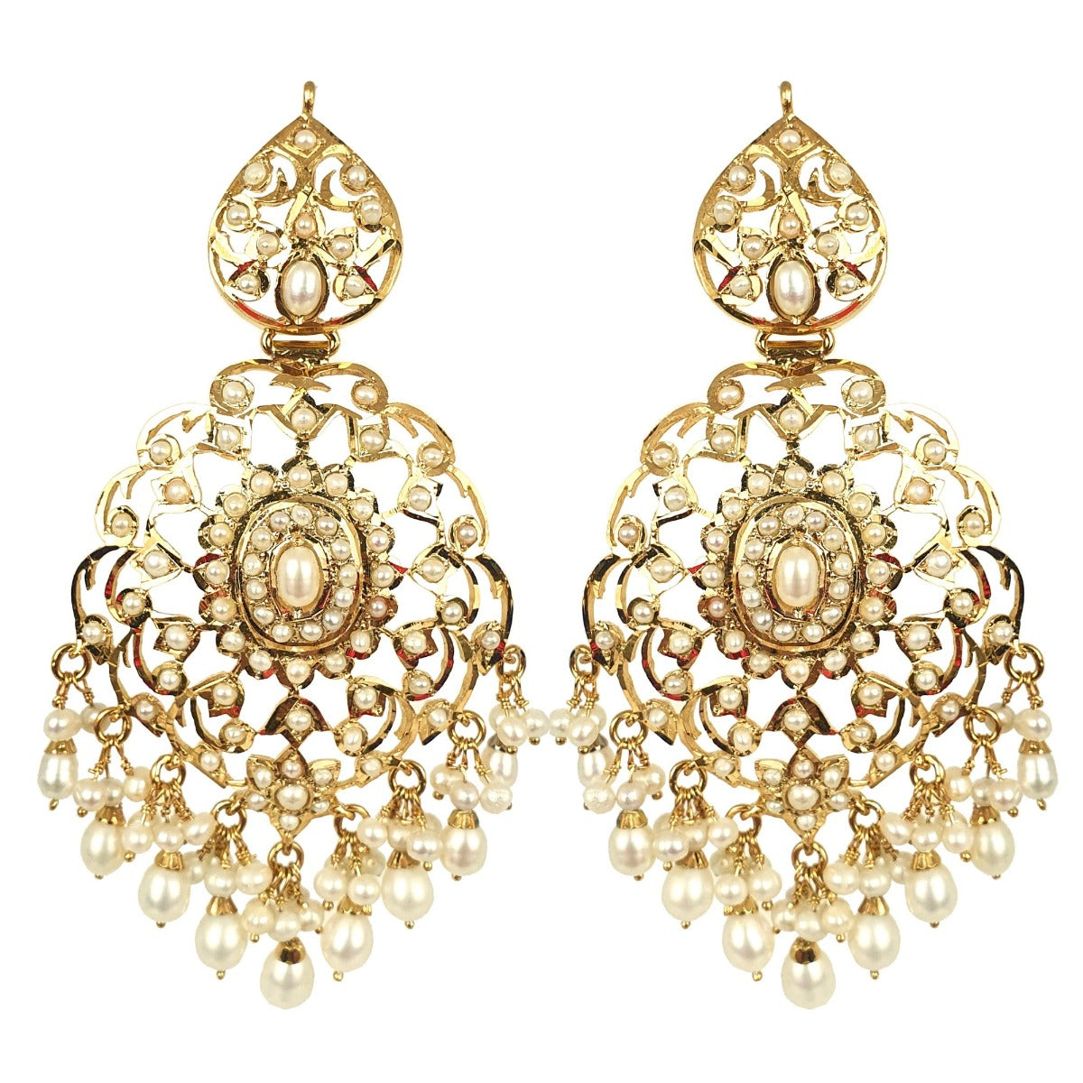 large asian pearl earrings