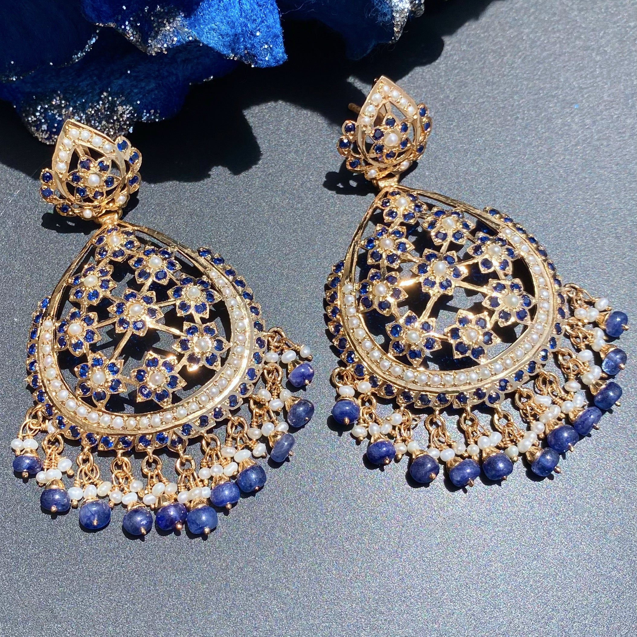 premium indian fashion jewelry on silver