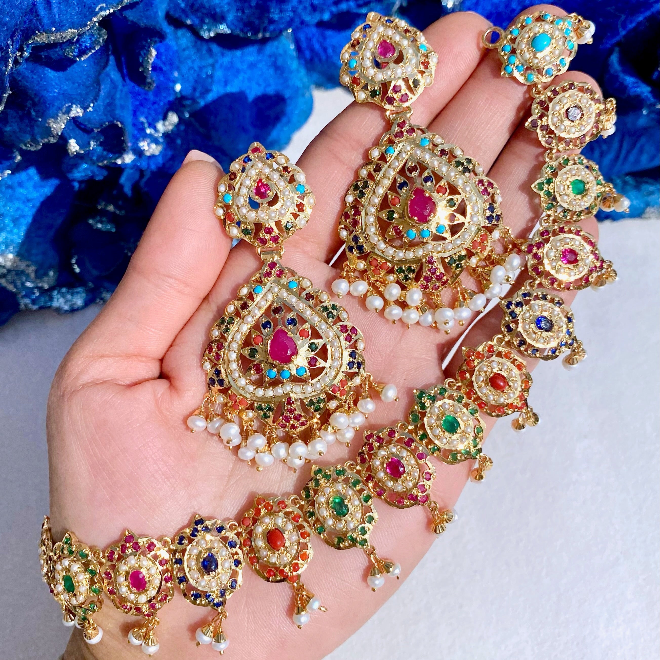 navaratna jadau set indian