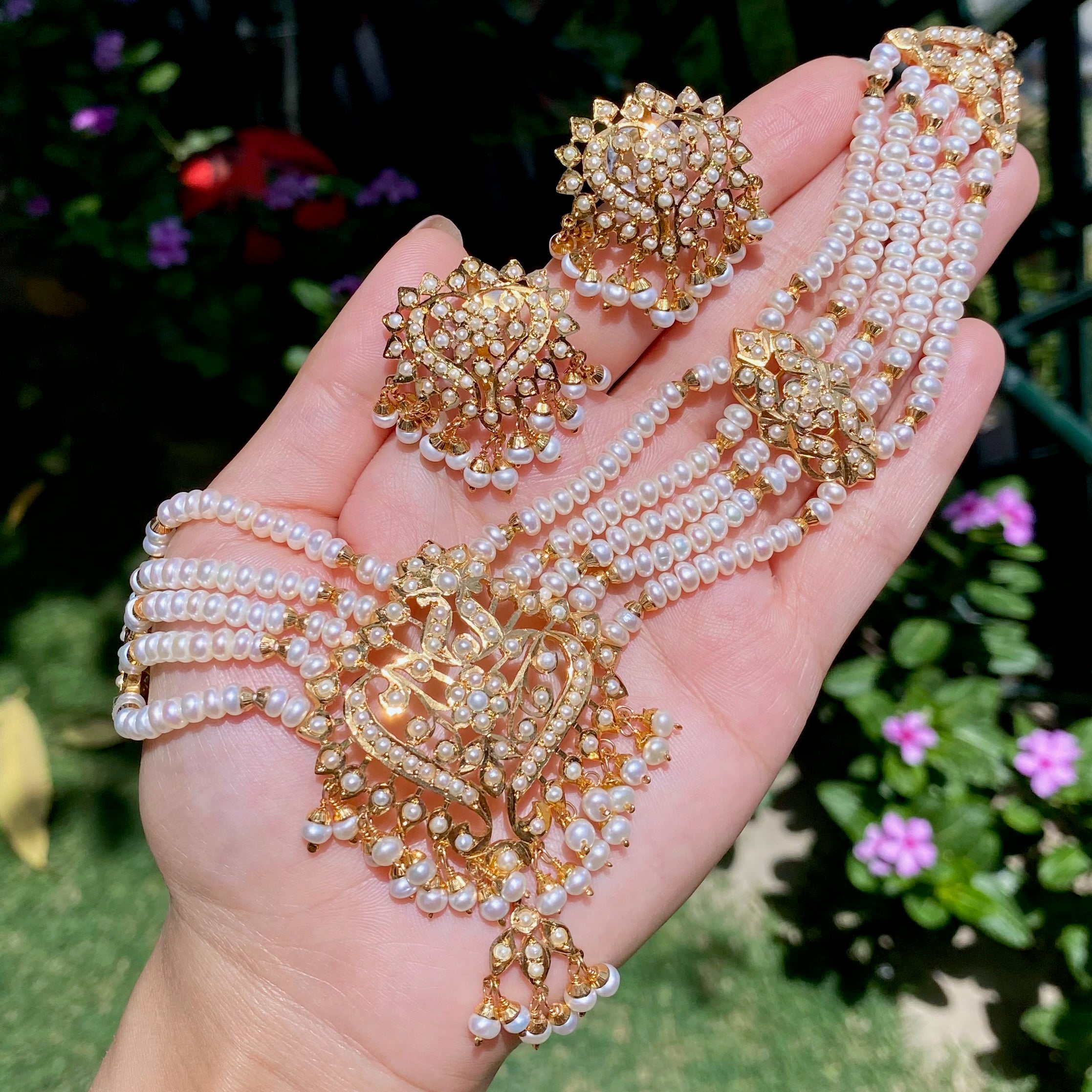 Traditional Pearl Choker | Ethnic Timeless Jadau Jewelry Design
