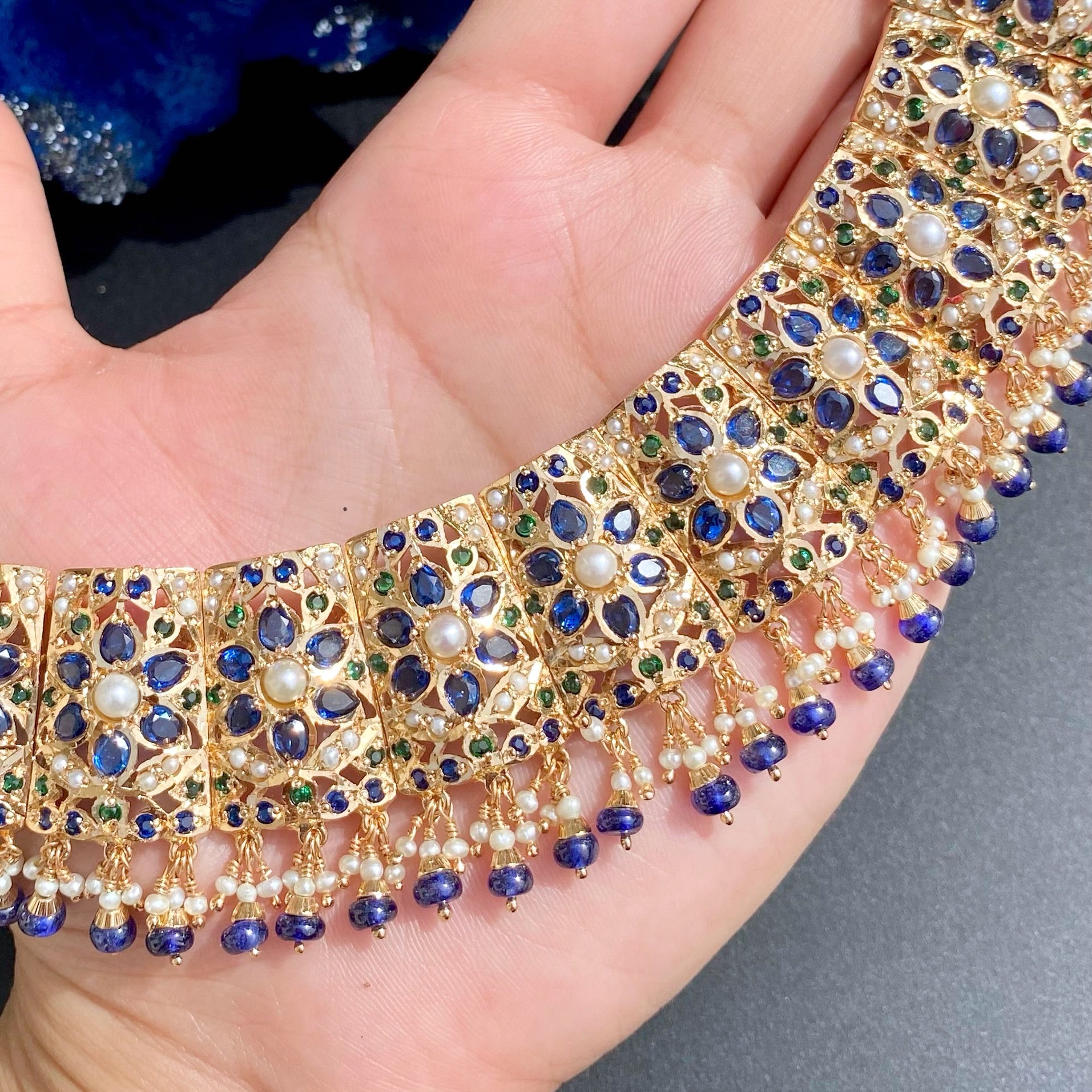 bridal wear pakistani jewelry set