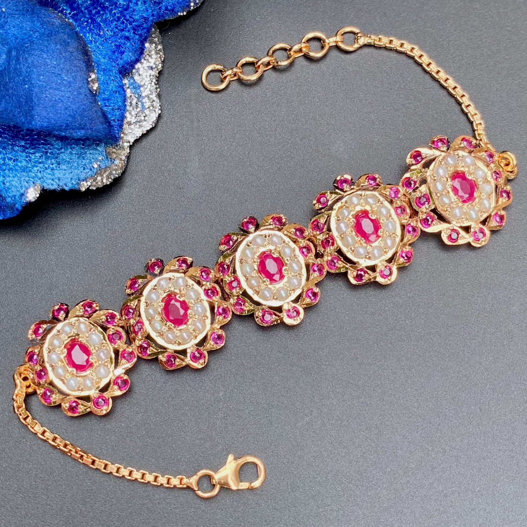 ruby bracelet jadau