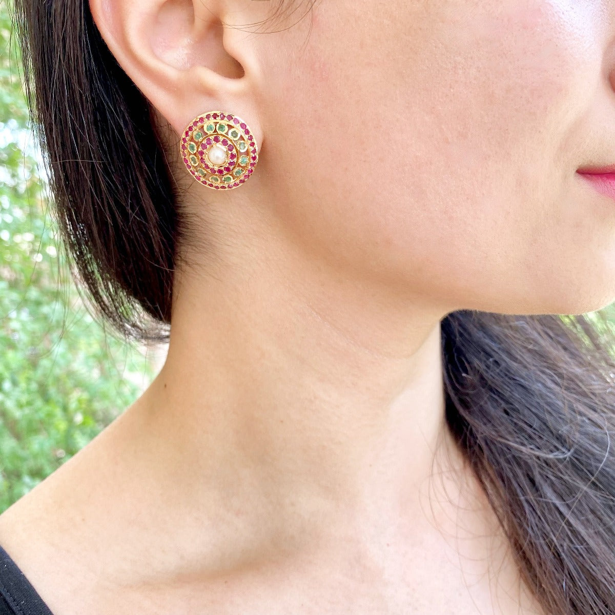 Shop 22k Gold studs and Tops in usa