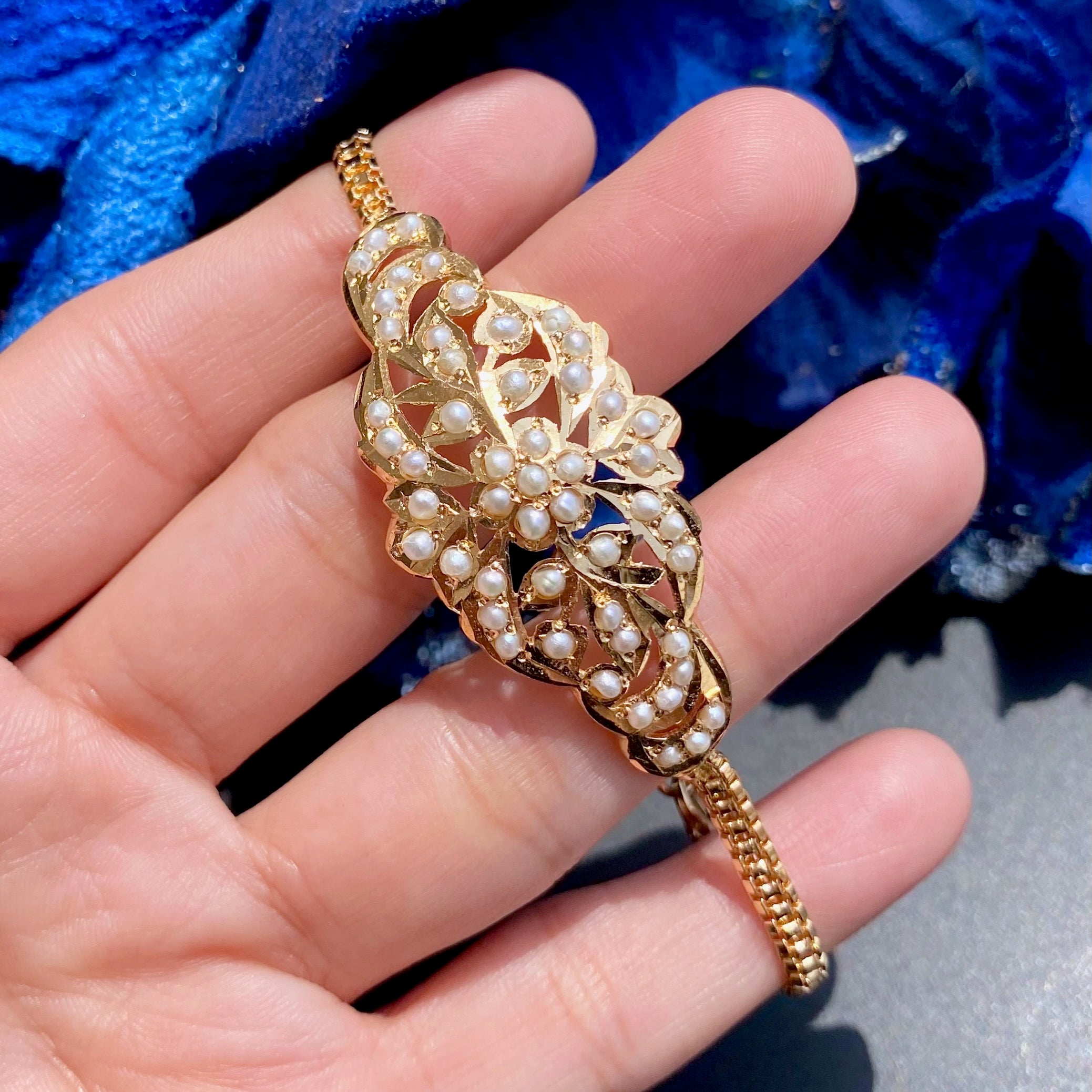 indian pearl bracelet