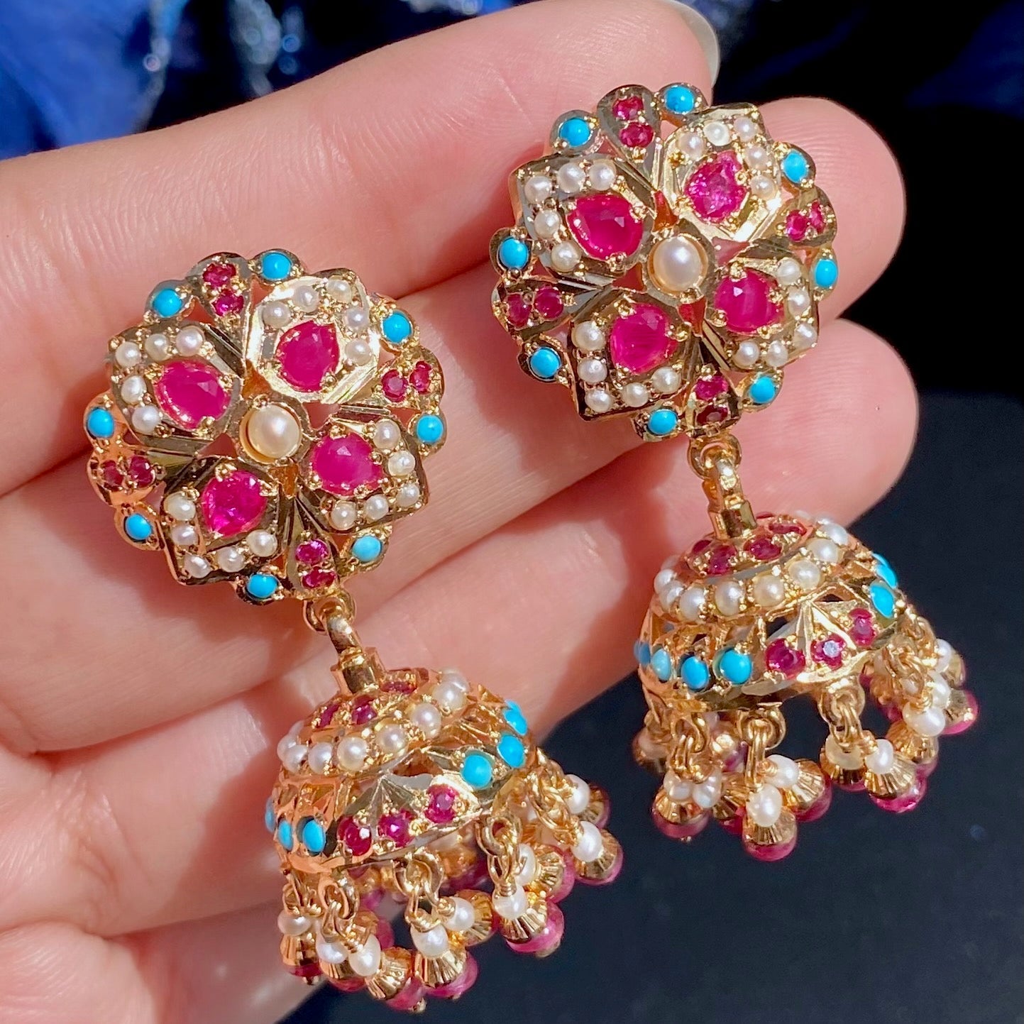 antique indian jhumka for women online in usa