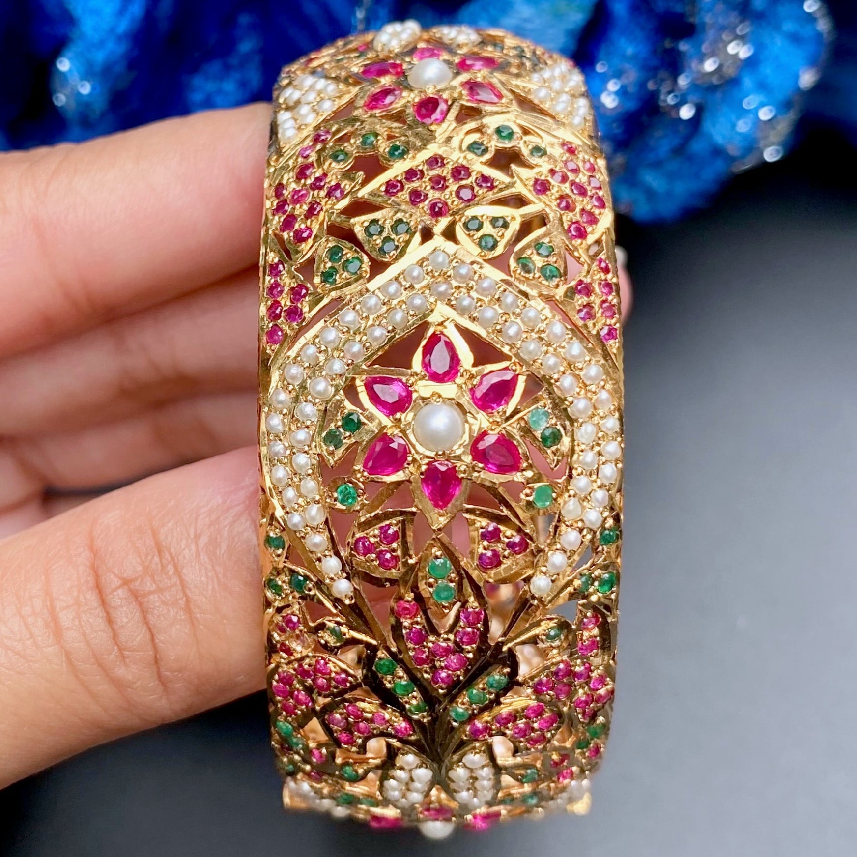 Hyderabadi Jewelry Online | 22k Gold | Gold Plated 925 Sterling Silver