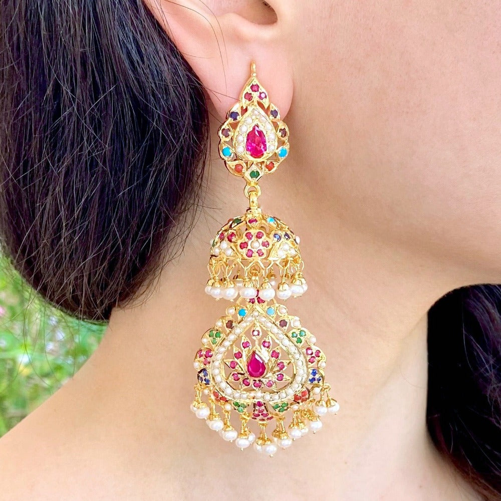 bridal indian jhumka earrings for women in usa