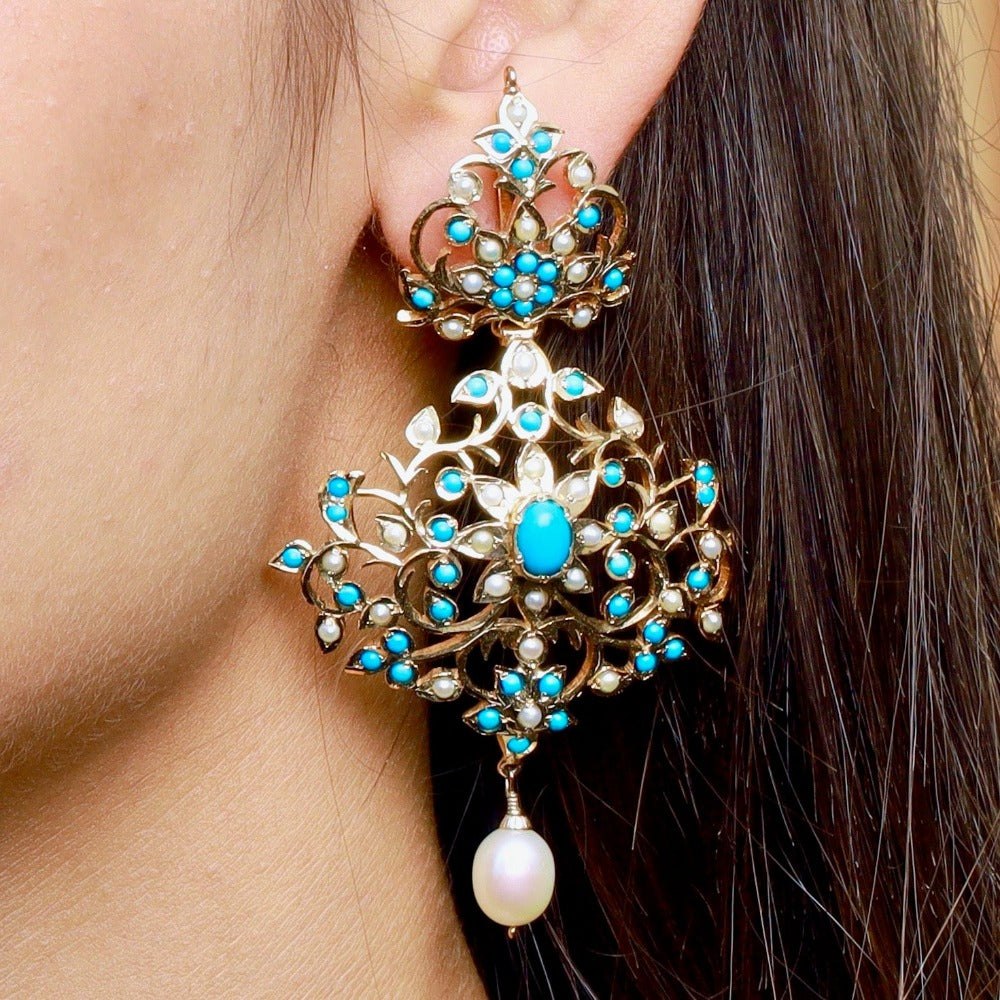 gold plated earrings