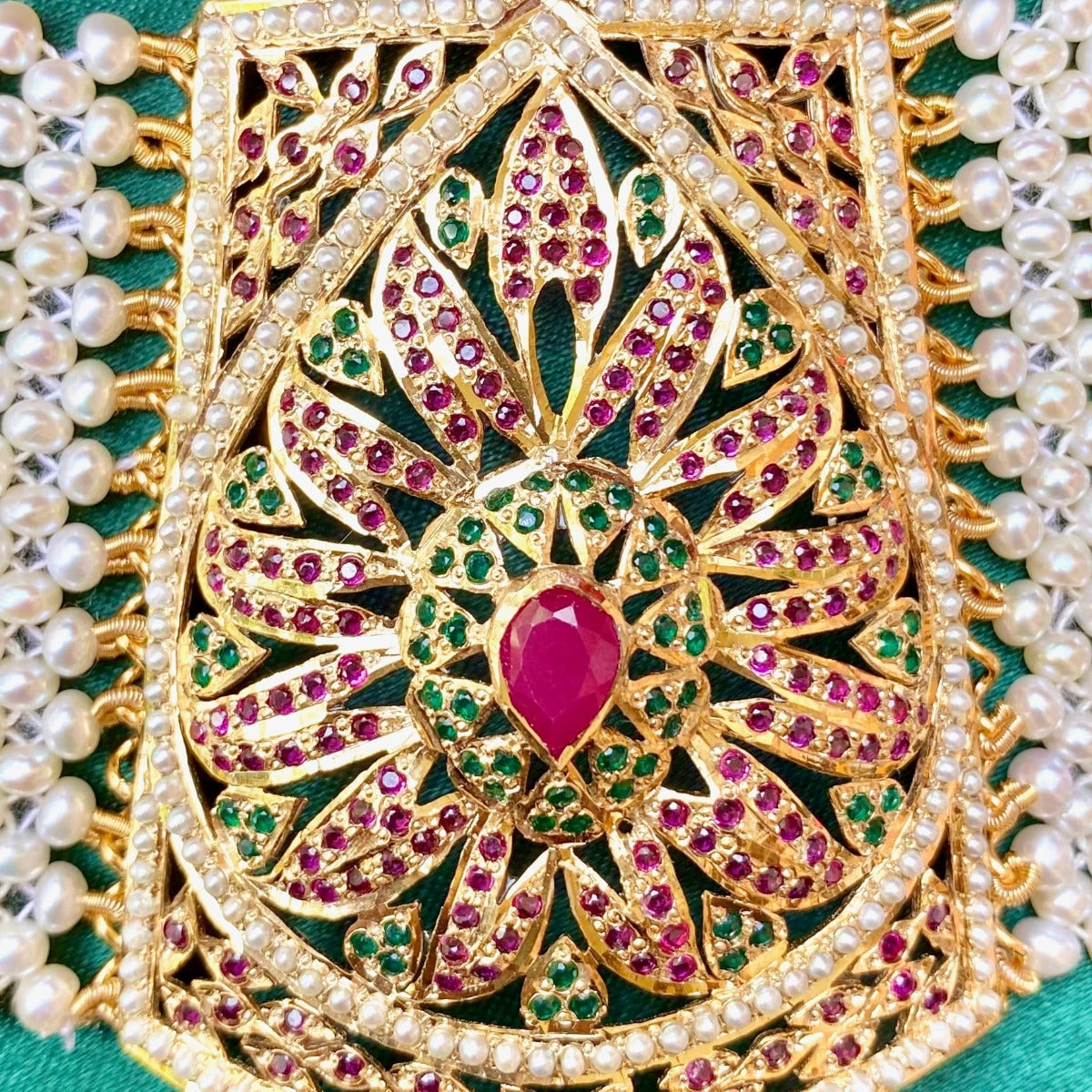 Hyderabadi gold plated bracelet