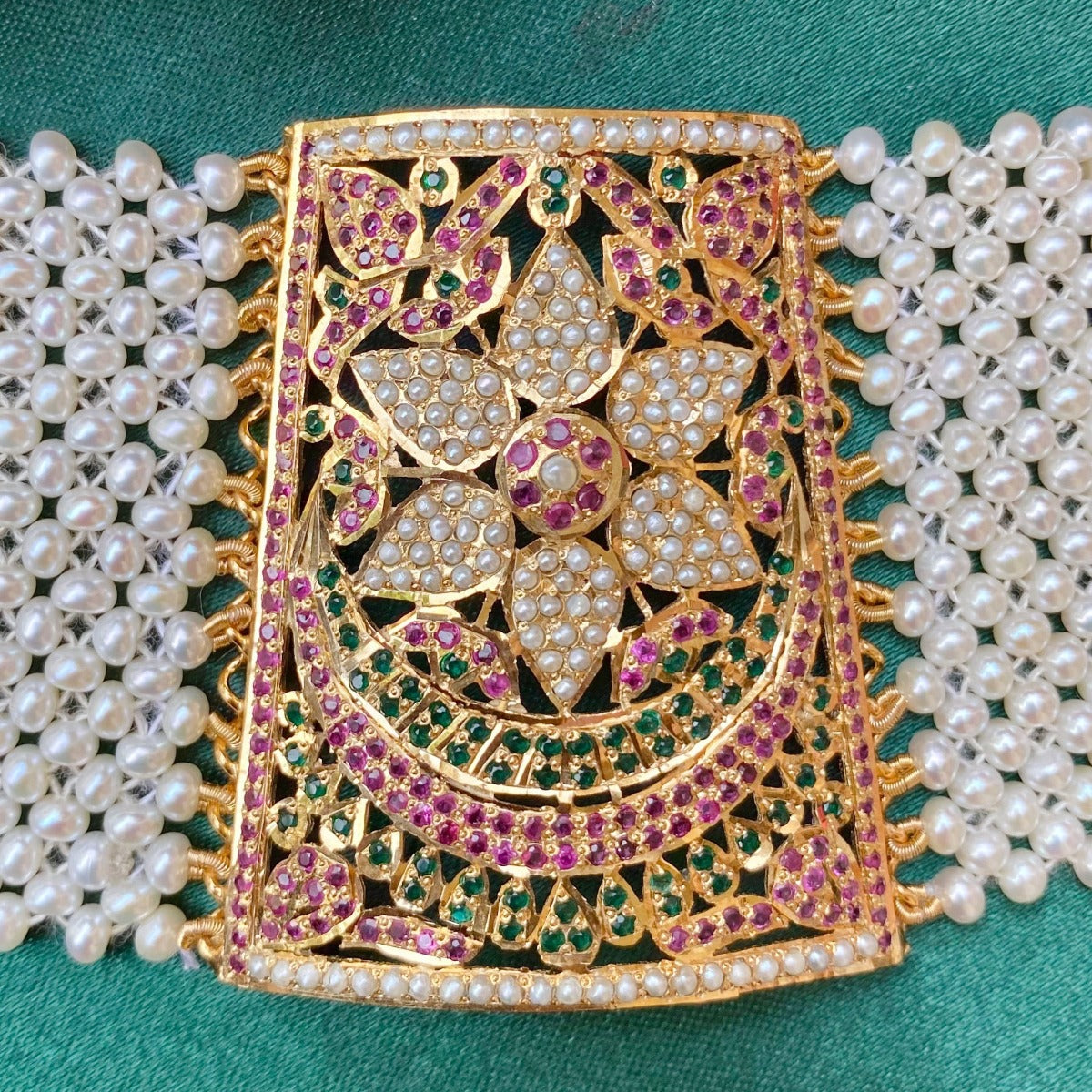 punjabi traditional bahi mughal jewelry