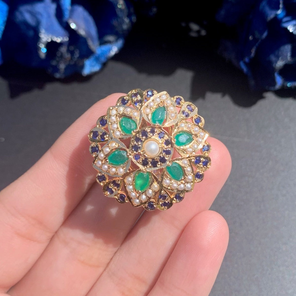 emerald sapphire tops