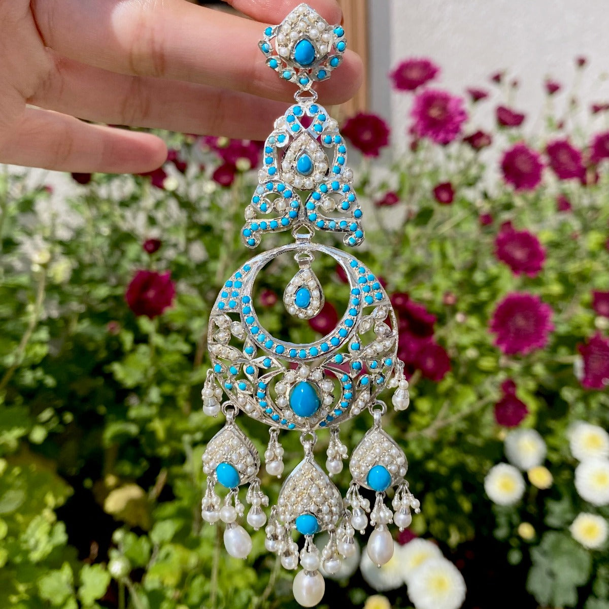 premium pakistani dangler earrings