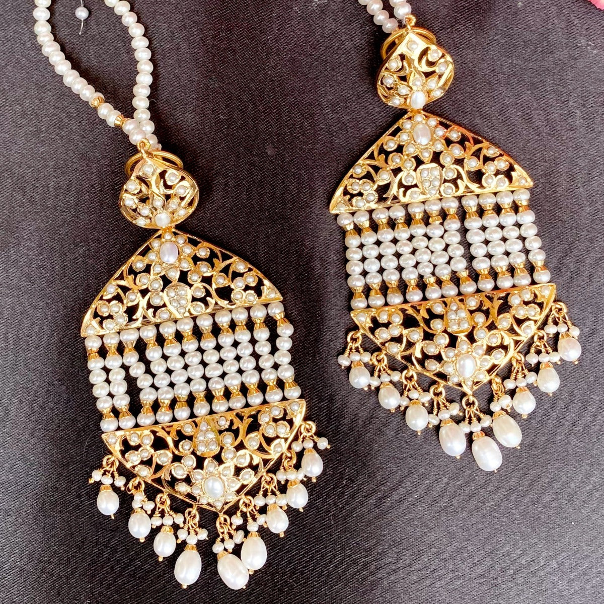 gold plated silver earrings