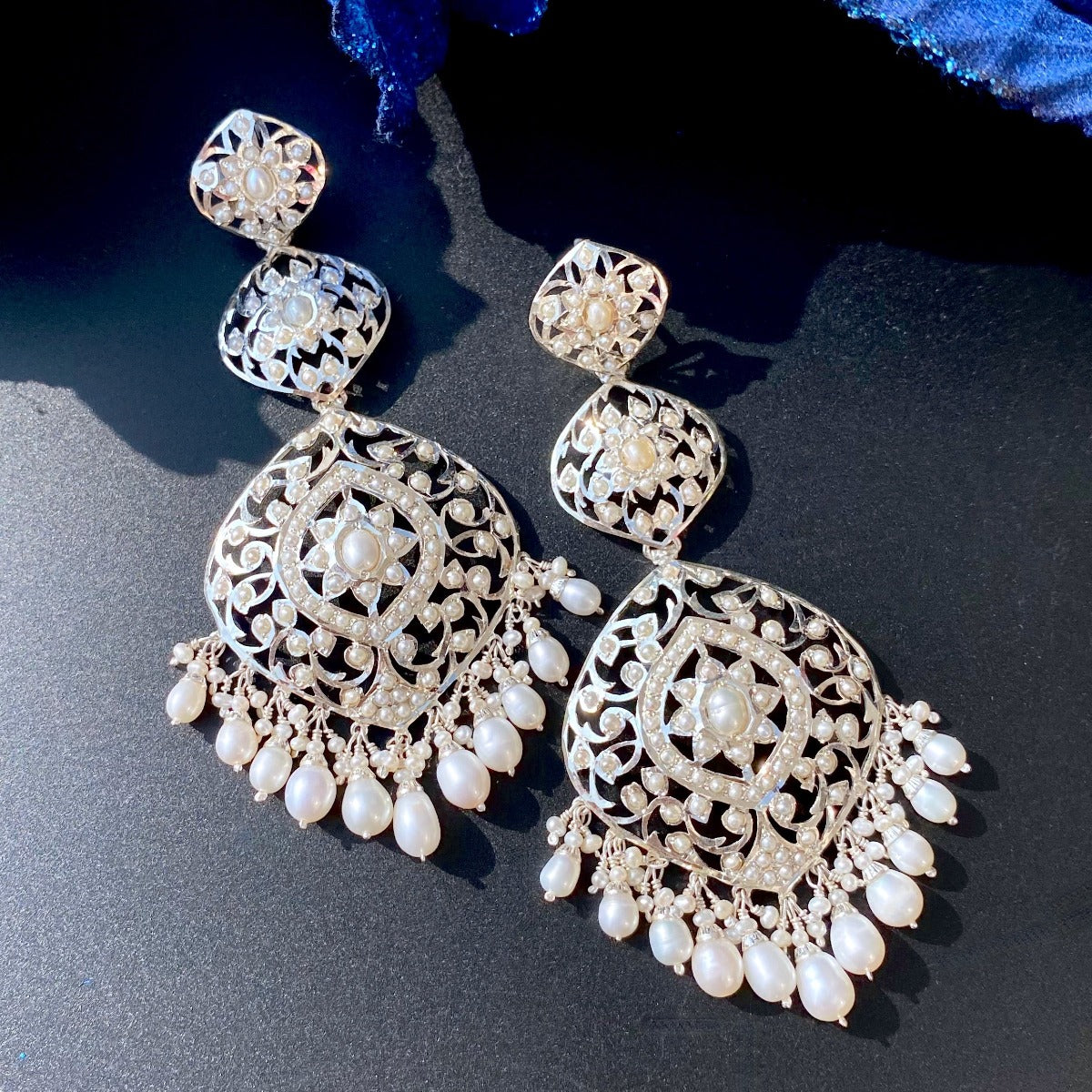 Statement Edwardian Earrings | Inspired From Edwardian Victorian Era | Indian Touch