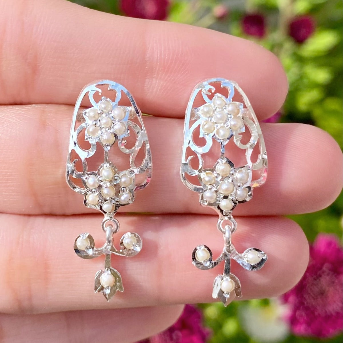 Edwardian Victorian Inspired Jewelry | Indian Earrings