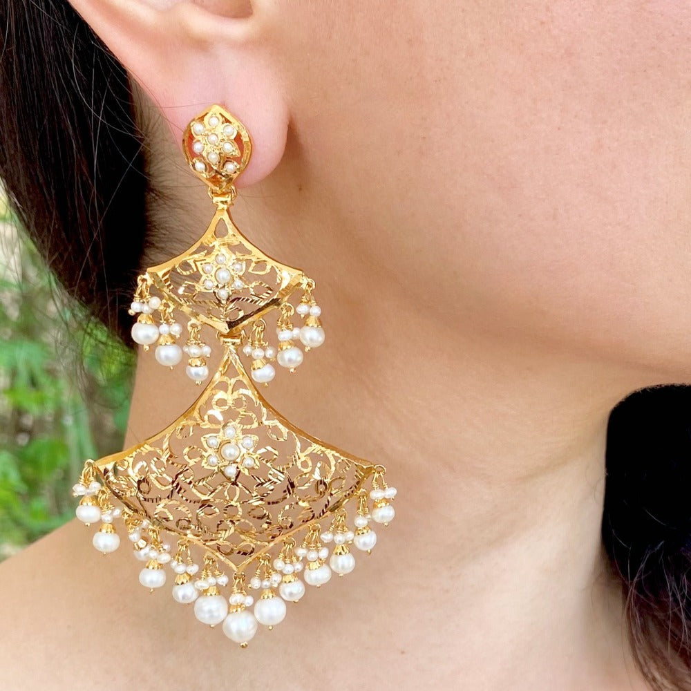 gold plated earrings