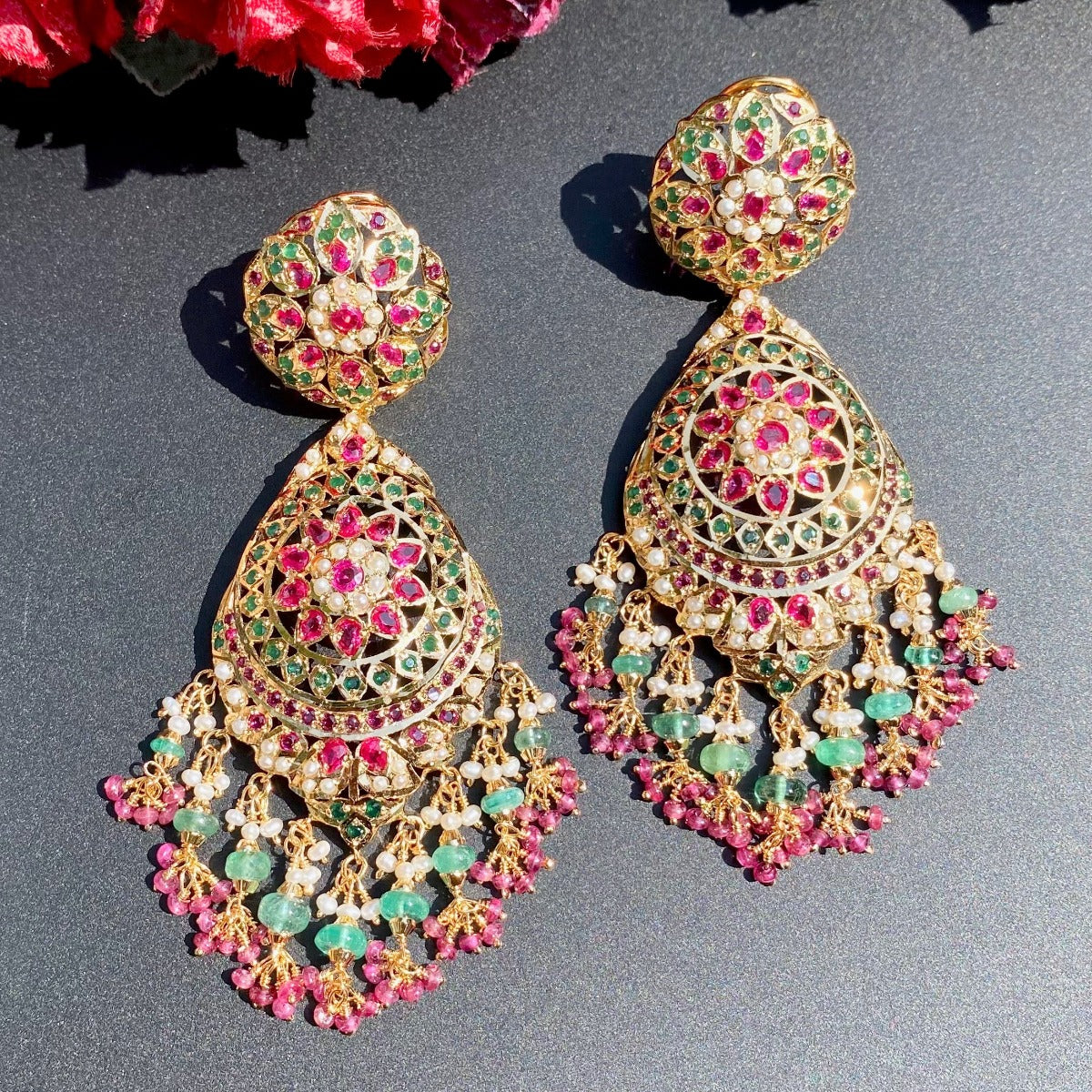 ethnic punjabi jadau jewellery