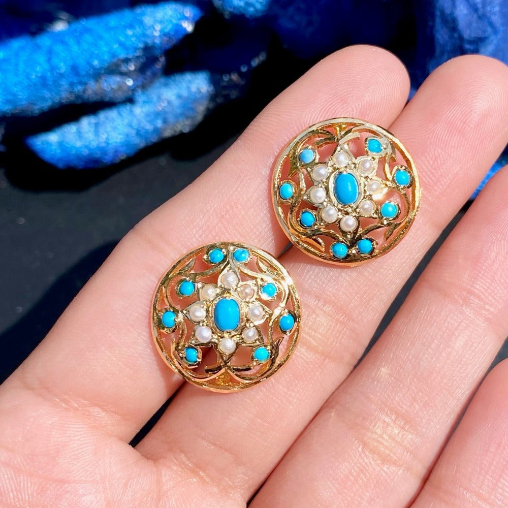 turquoise studs