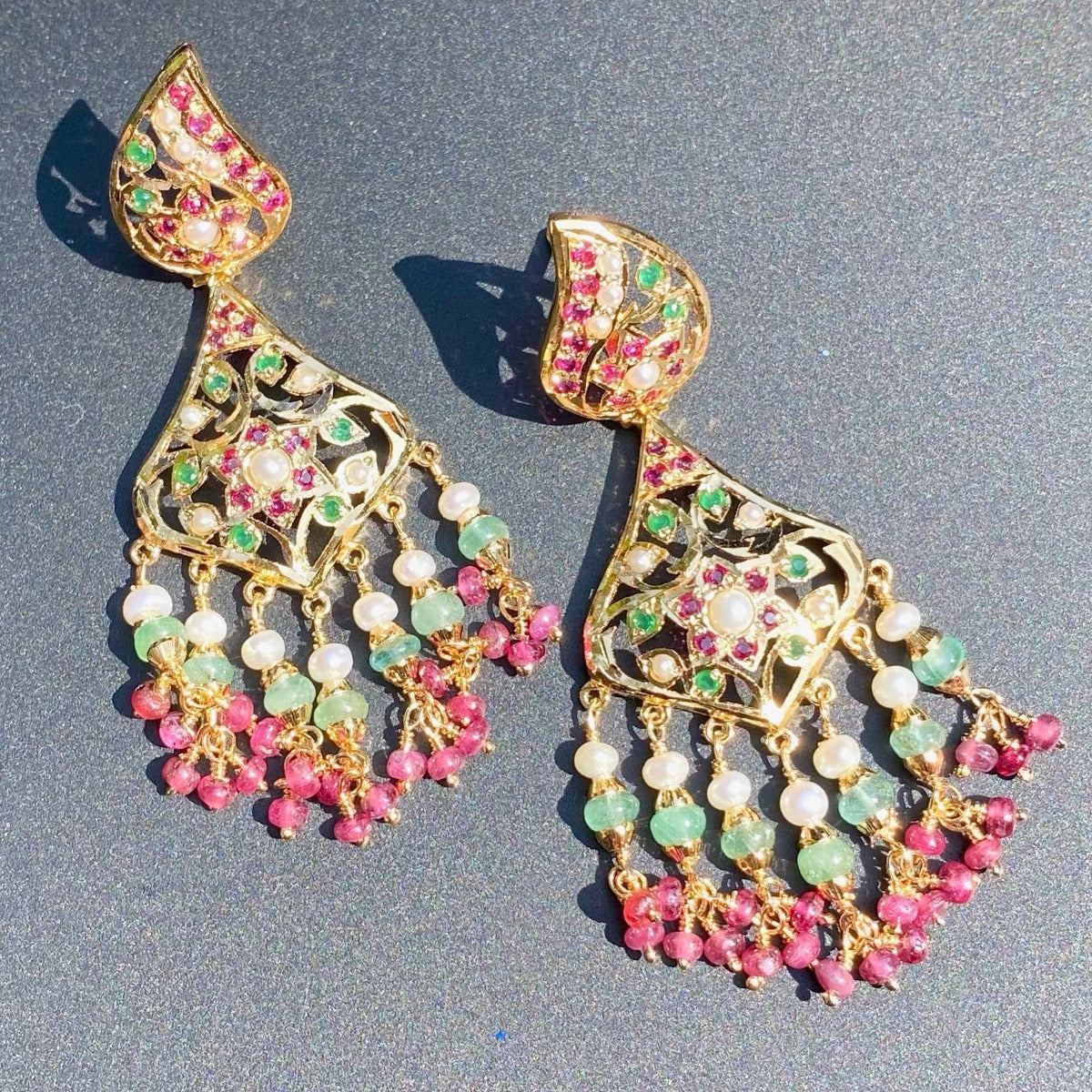 ruby emerald hangings