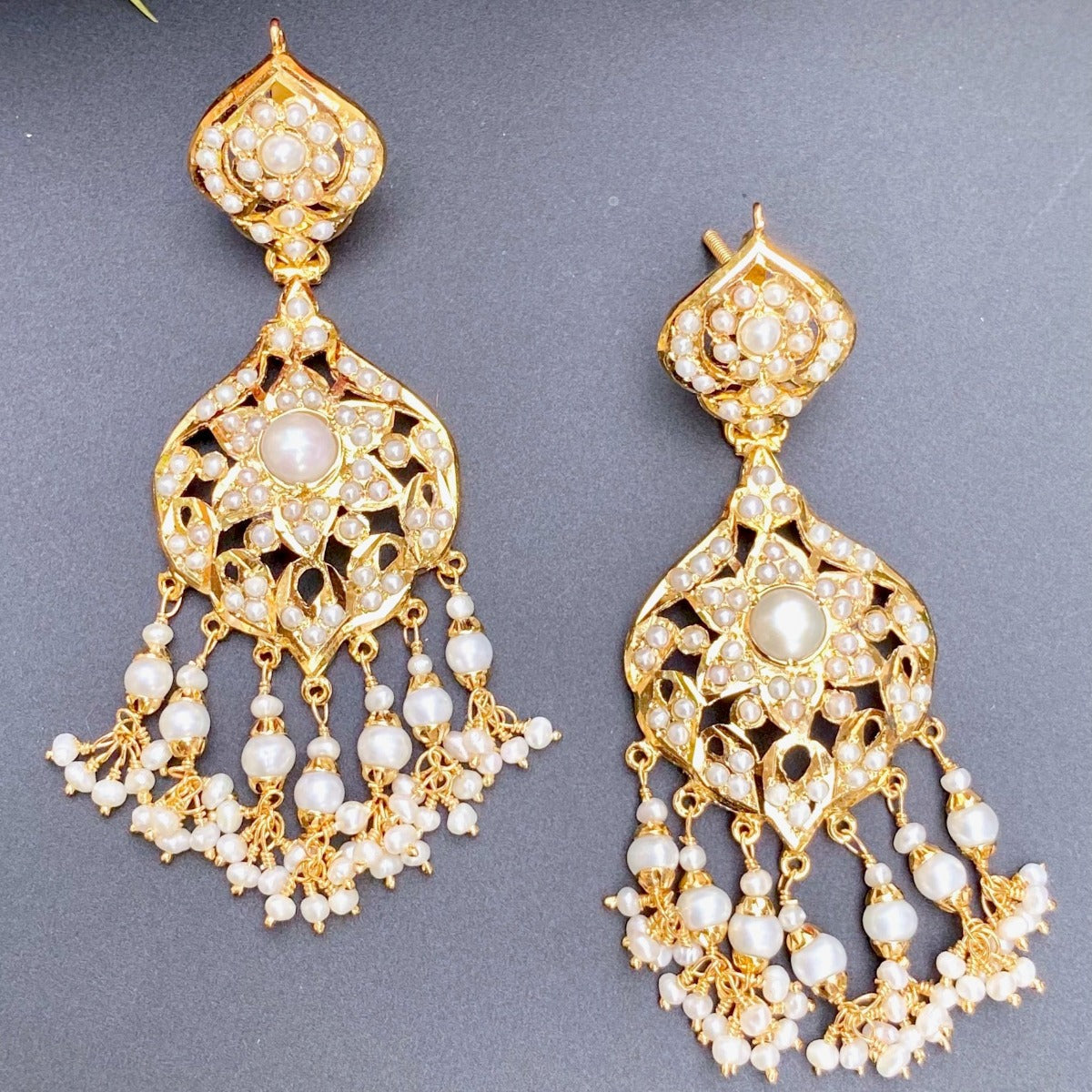 antique pearl earrings