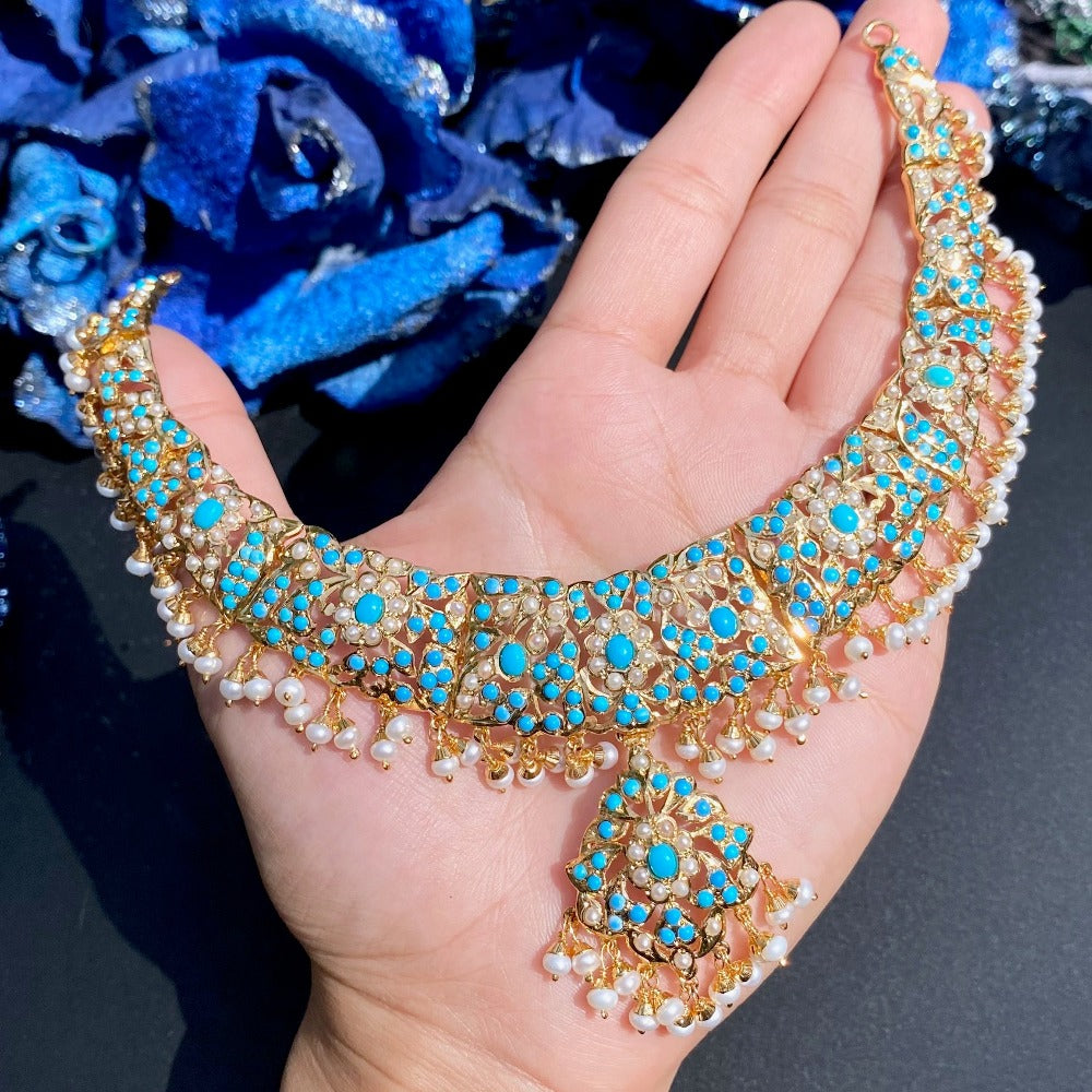 shop indian feroza necklaces online