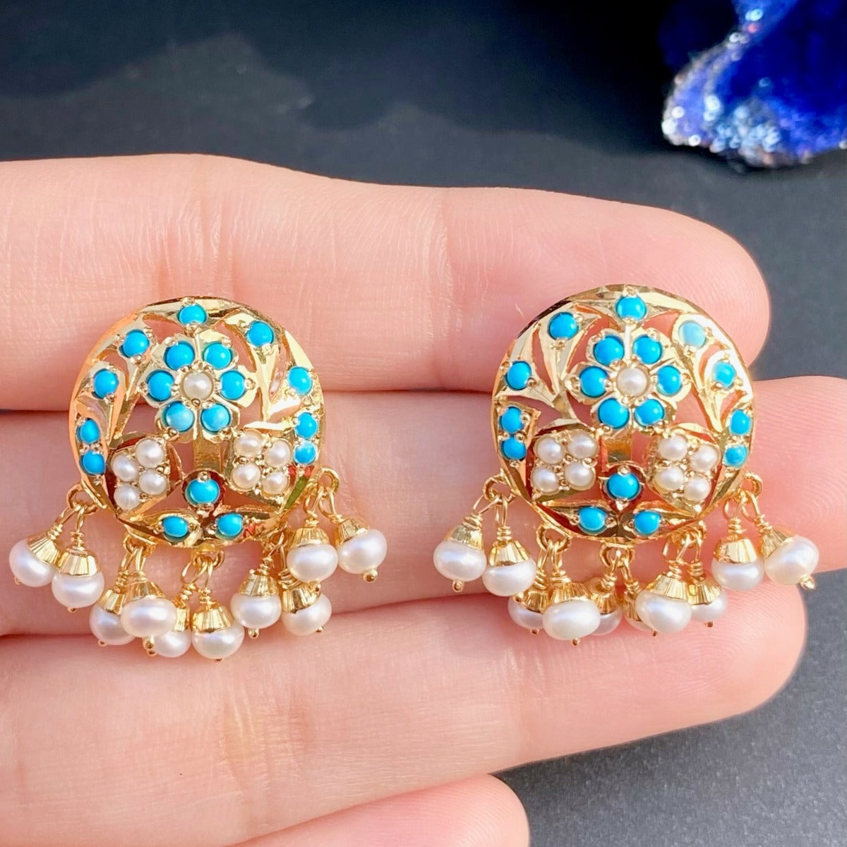 feroza earrings