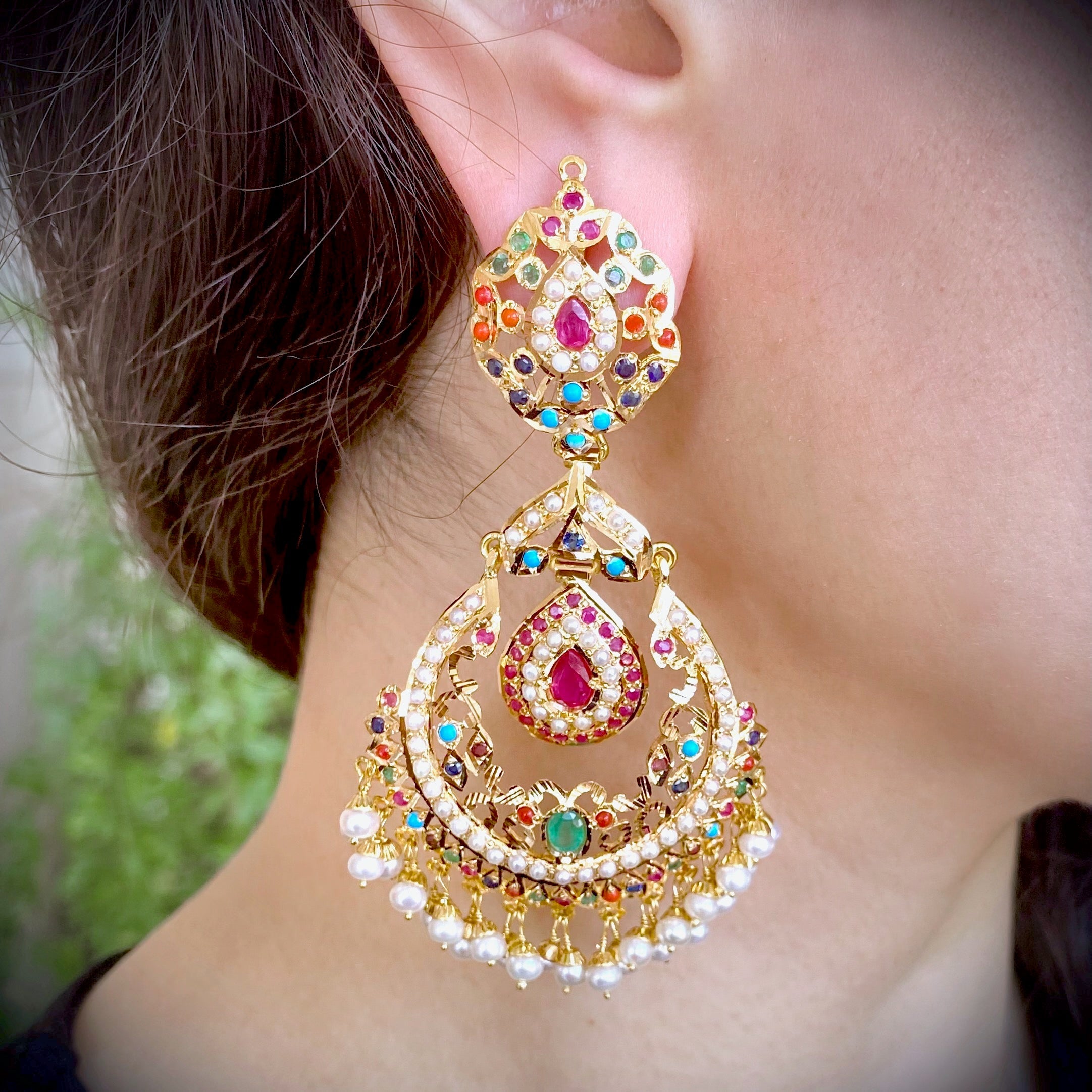 22k gold brijbala earrings
