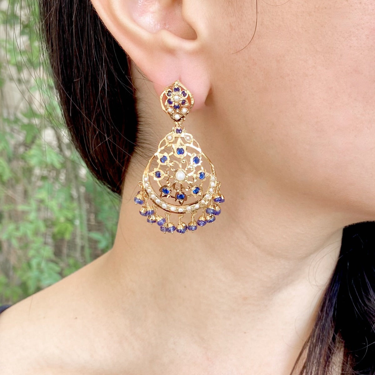 hyderabadi jadau earrings