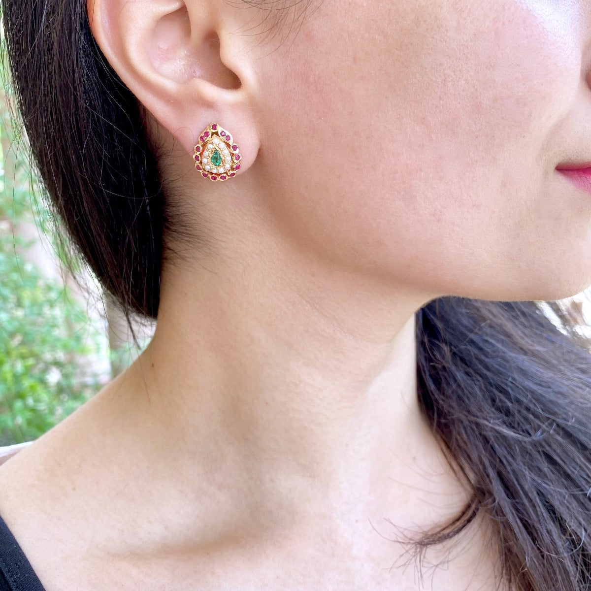 buy 22k Gold Hyderabadi earrings in canada