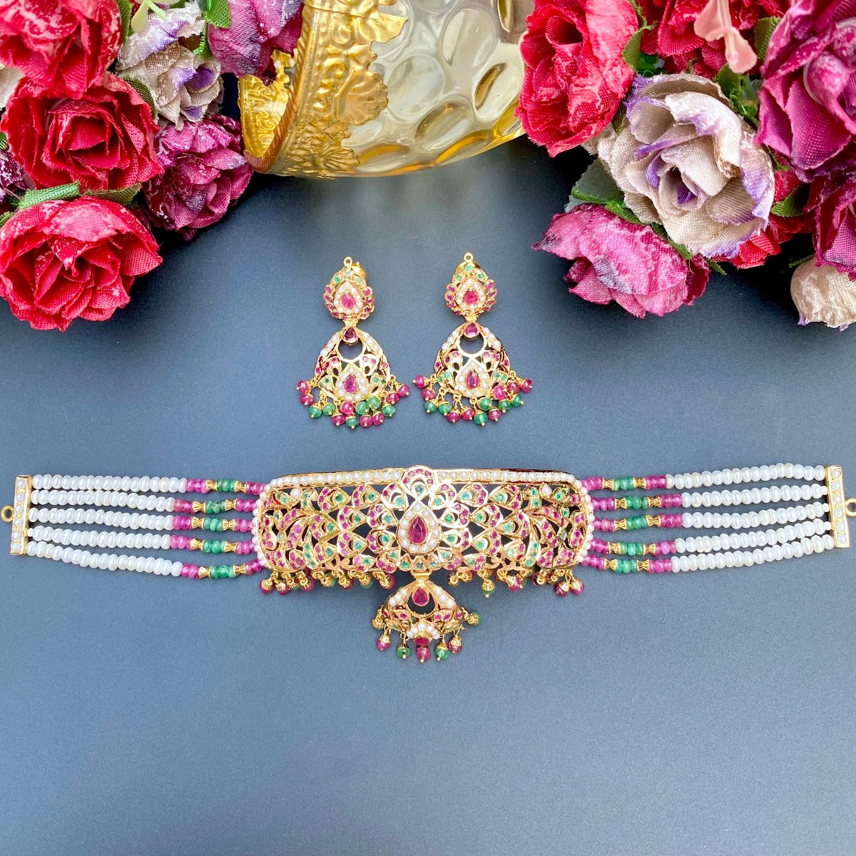 rajasthani tanishq necklace set