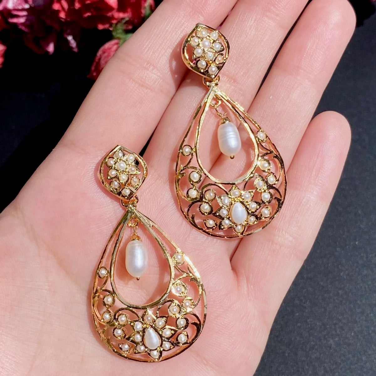 indo western earrings for girls