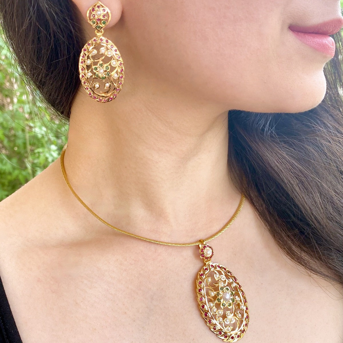 Edwardian Inspired Gold Jewelry Sets Online 