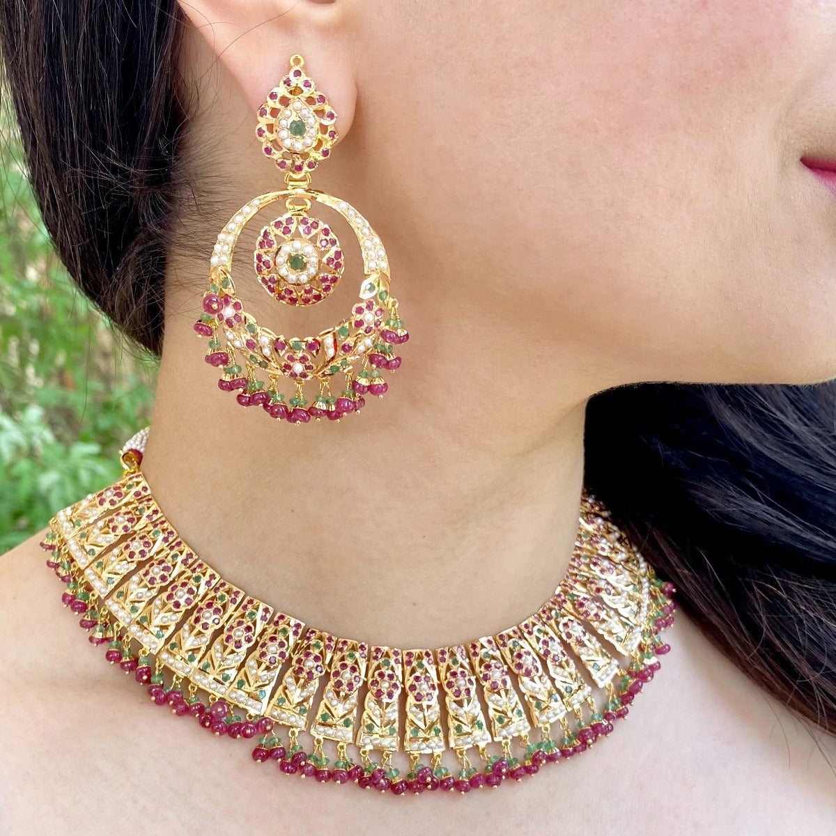 tanishq jadau jewellery