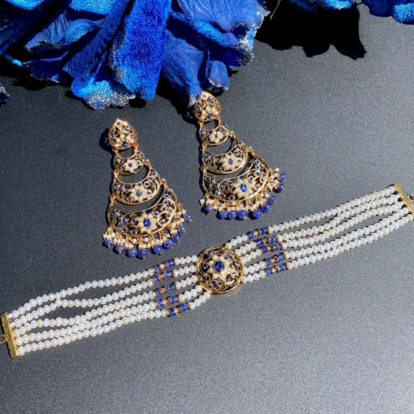 neelam jewellery set