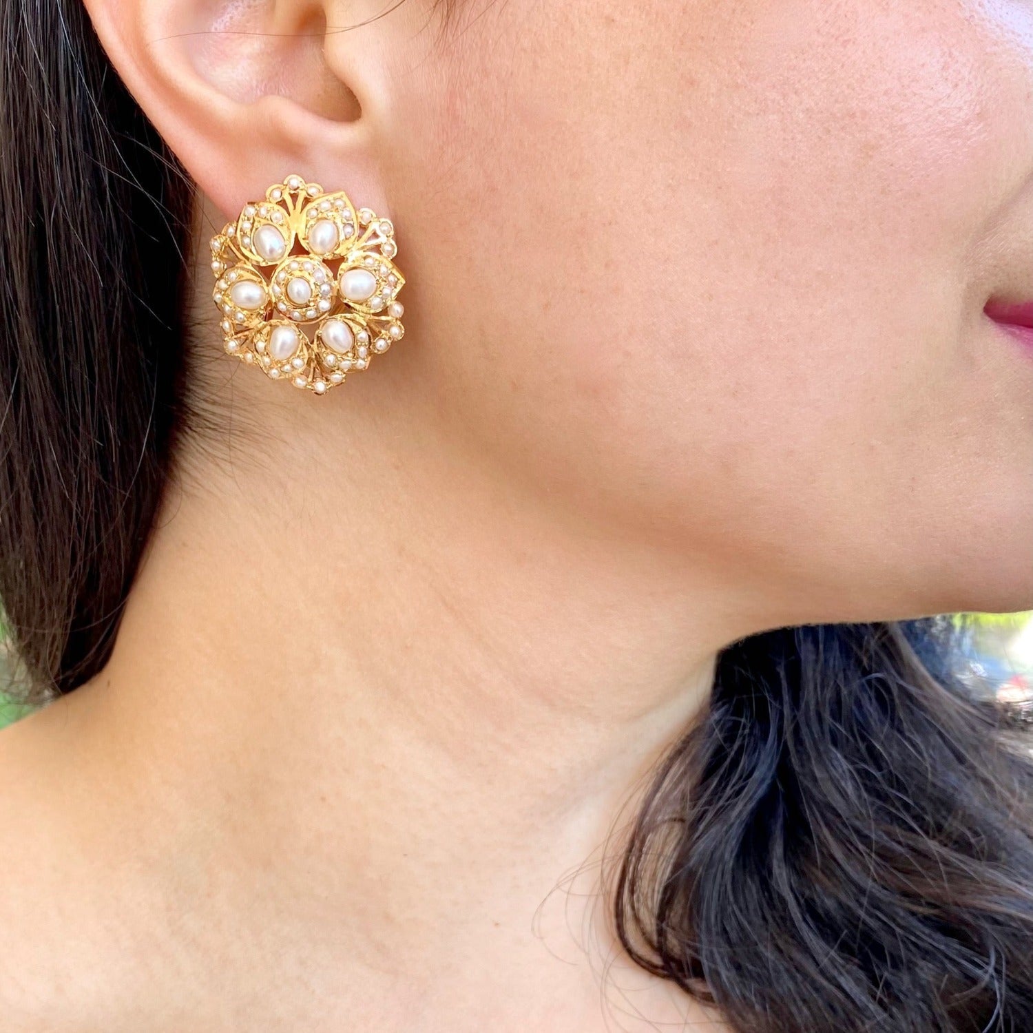 classic pearl earrings