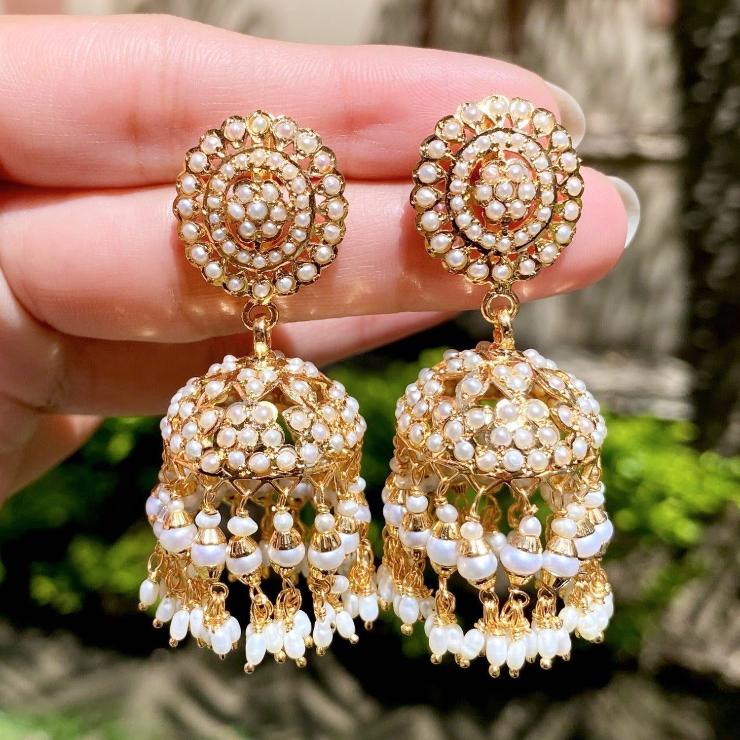 indian jhumka earrings
