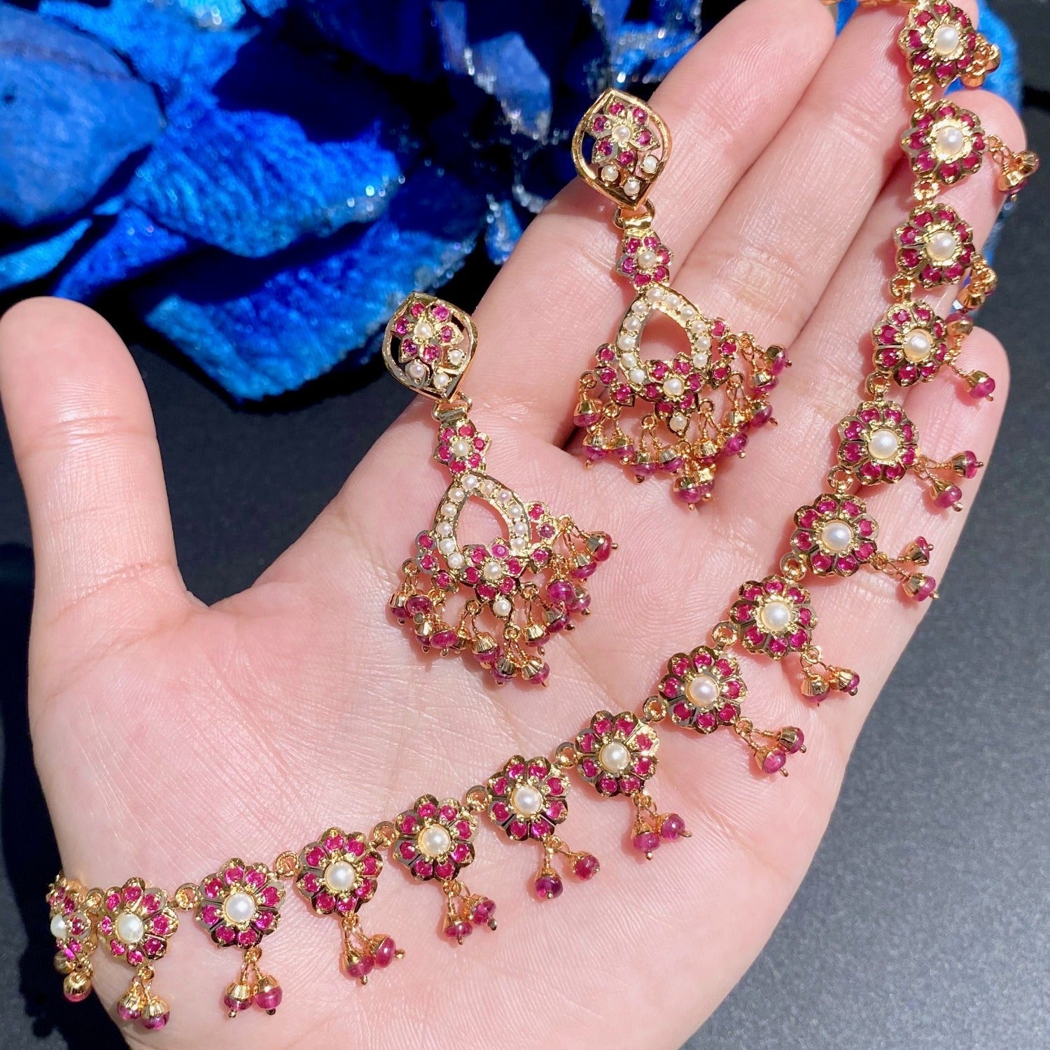 delicate necklace set